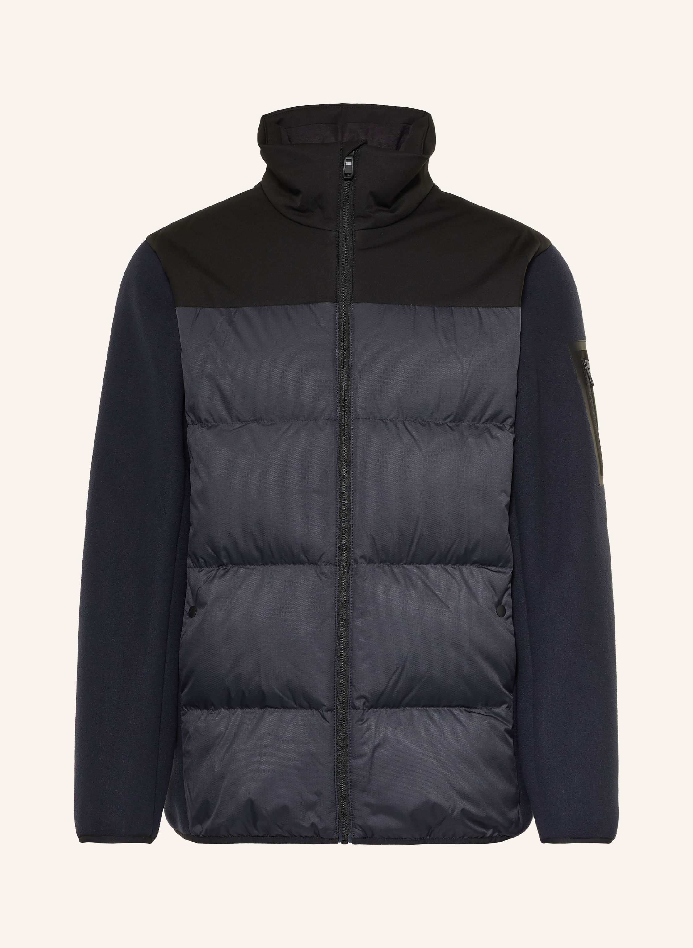 BOSS Daunenjacke BLOCK im Materialmix