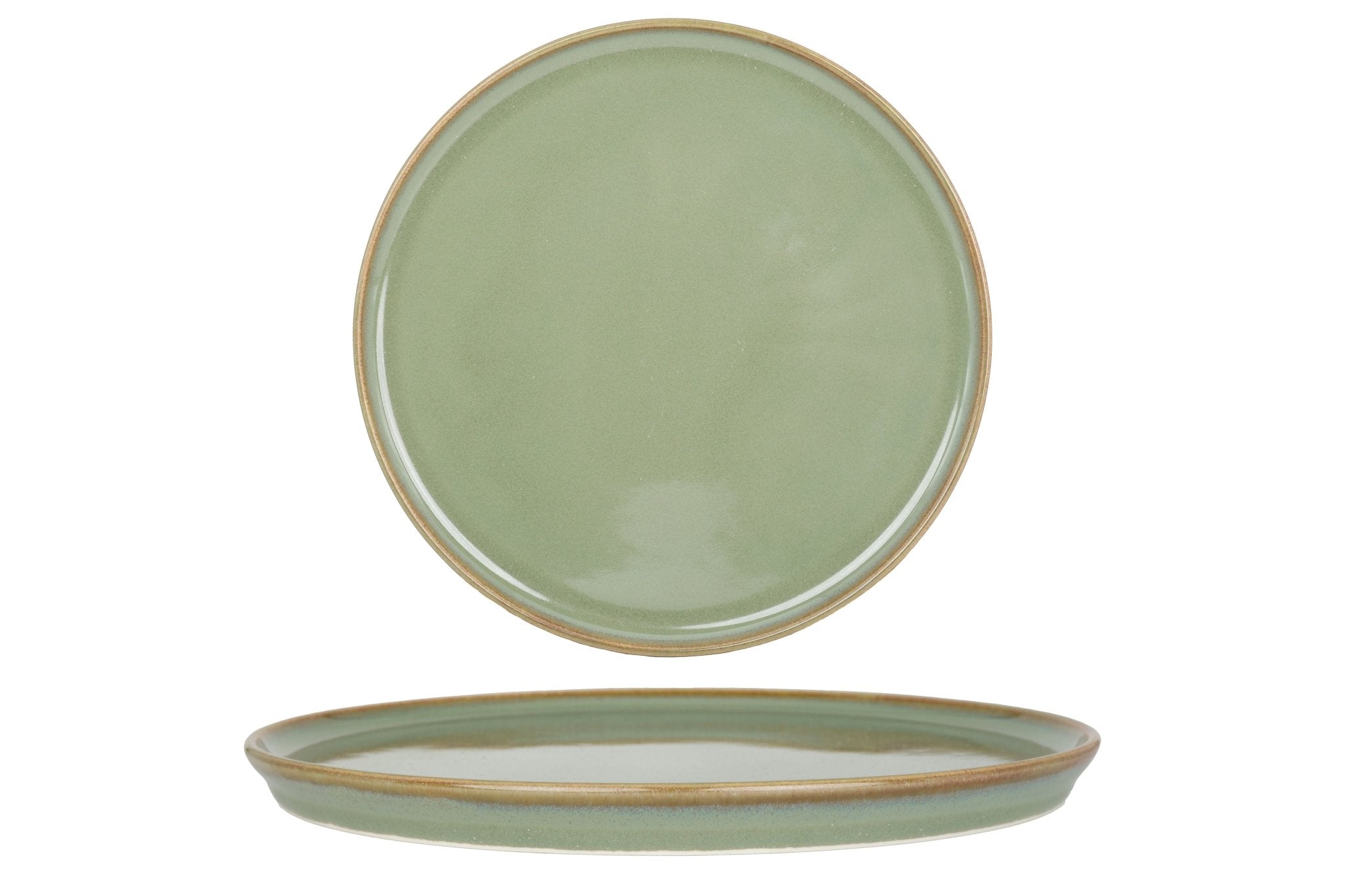 Bonna Gebaksbord - Sage Hygge - Porselein - 22 cm - set van 6