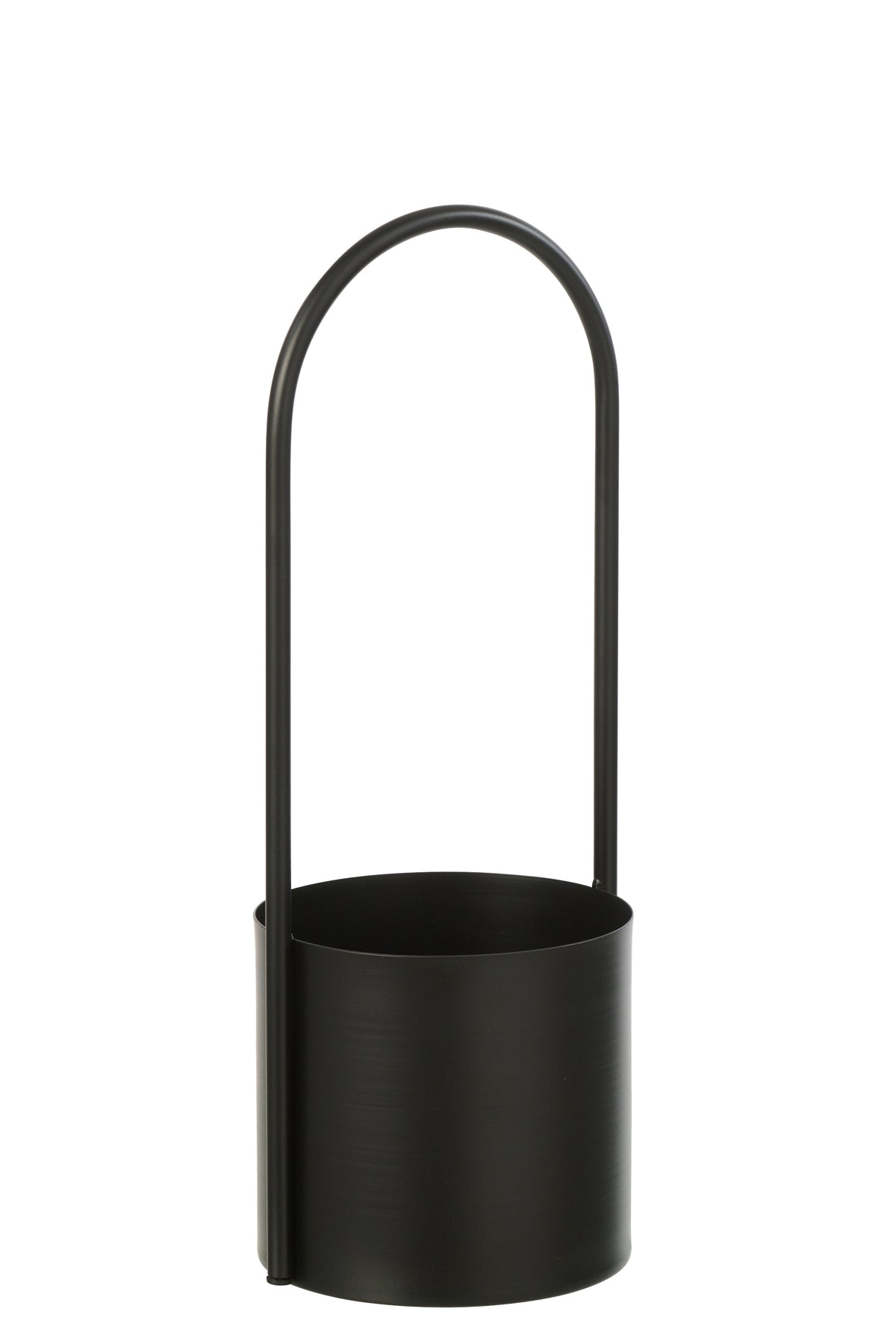 J-Line bloempot - ijzer - zwart - large