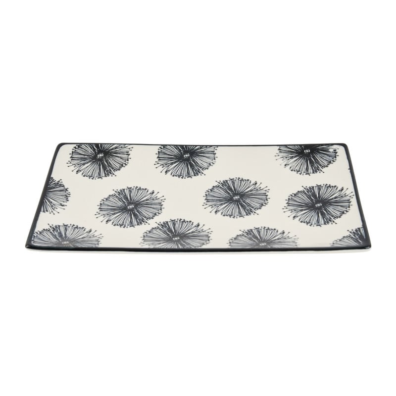 Tapas bord Sevilla - bloemen - 21.5x12 cm