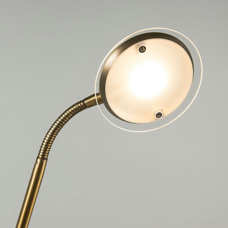 EVA - Lampadaire en acier bronze