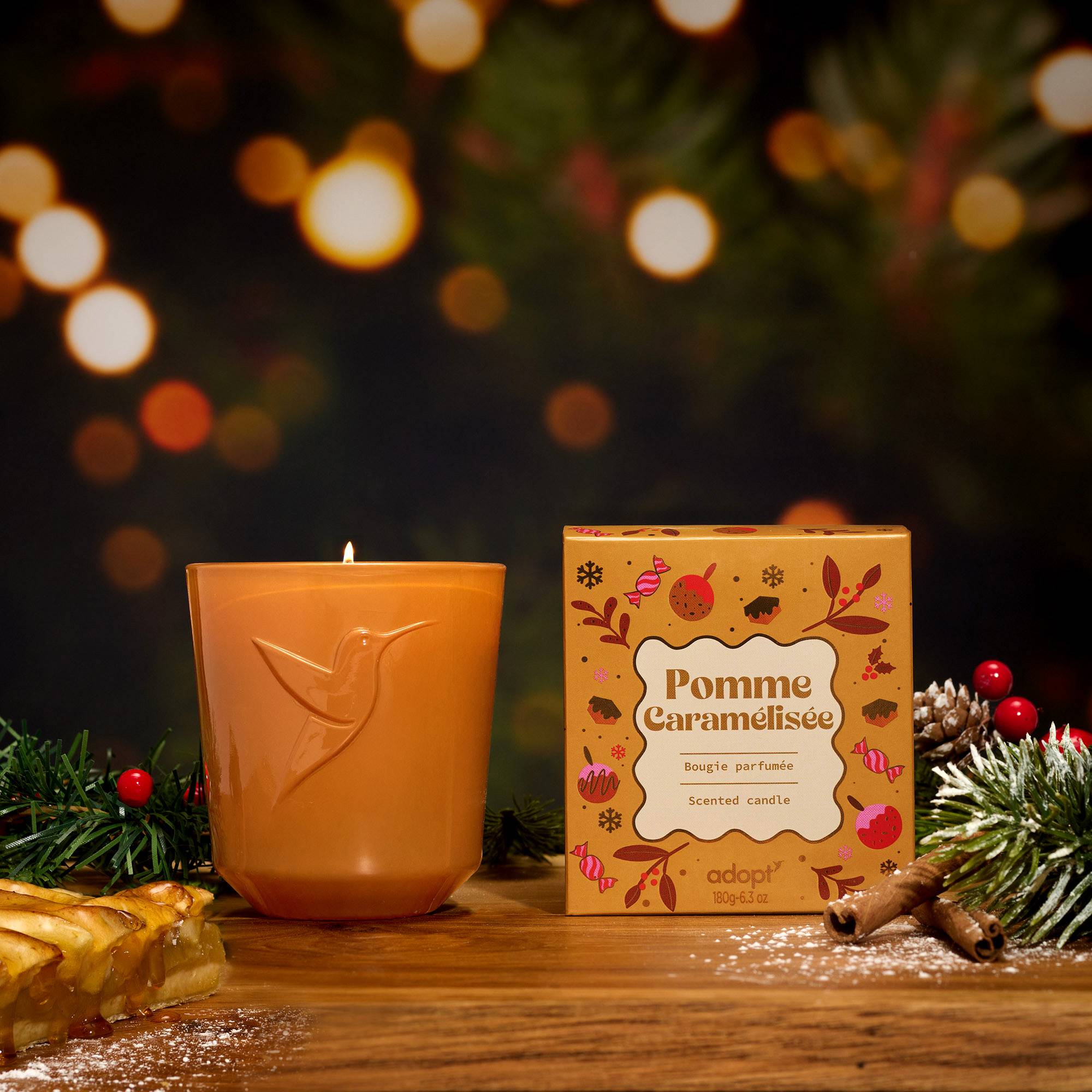 Pomme caraméliséeBougie 180G