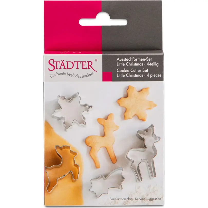 Ausstecher 4er-Set Little Christmas