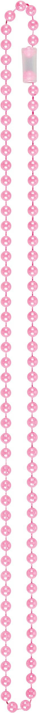 Beaded Necklaces Jewelry, Black/Pink/White, 30-in, 10-pk, Wearable Costume Accessories for Halloween