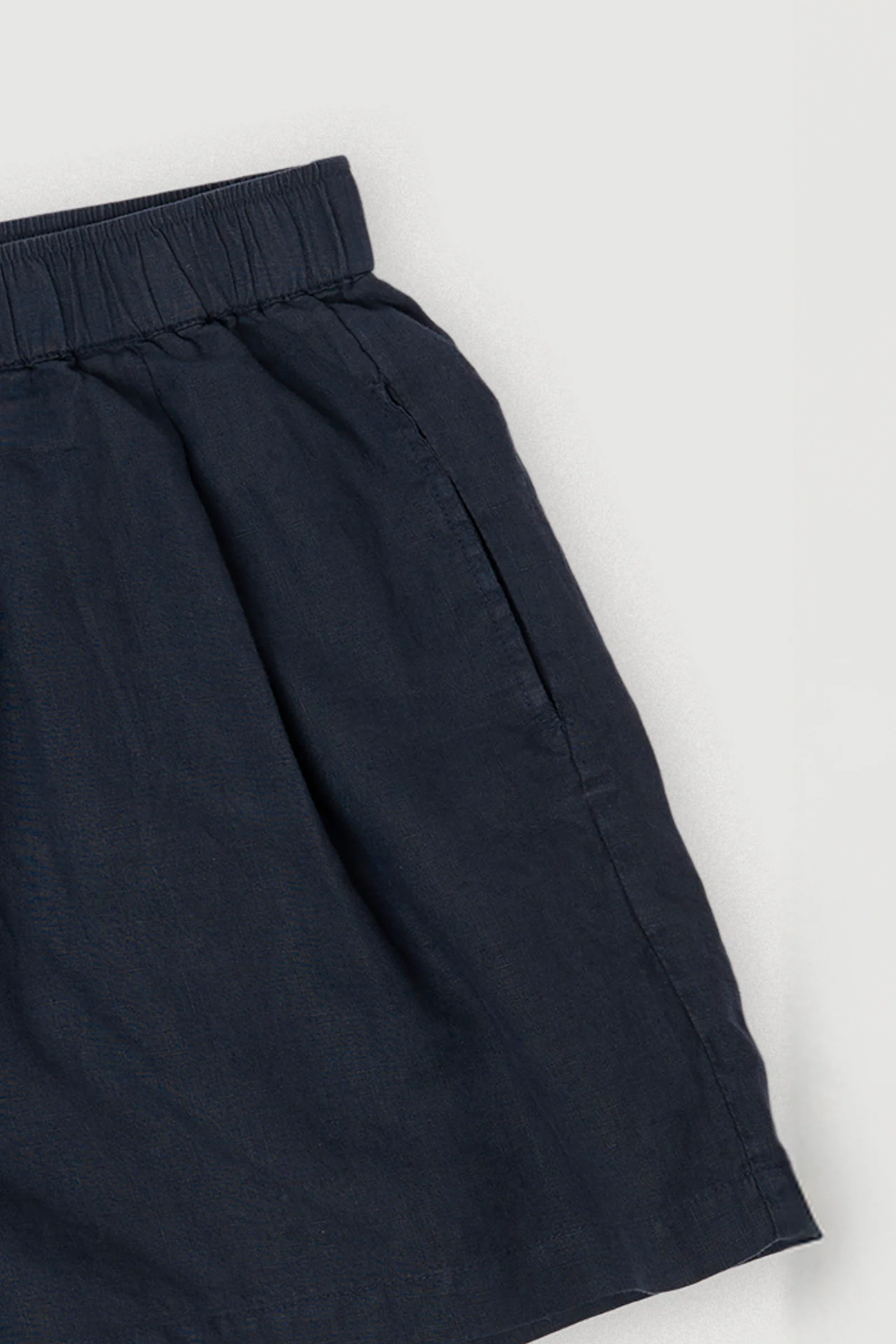 Re-Worn Womens Linen Relaxed Short