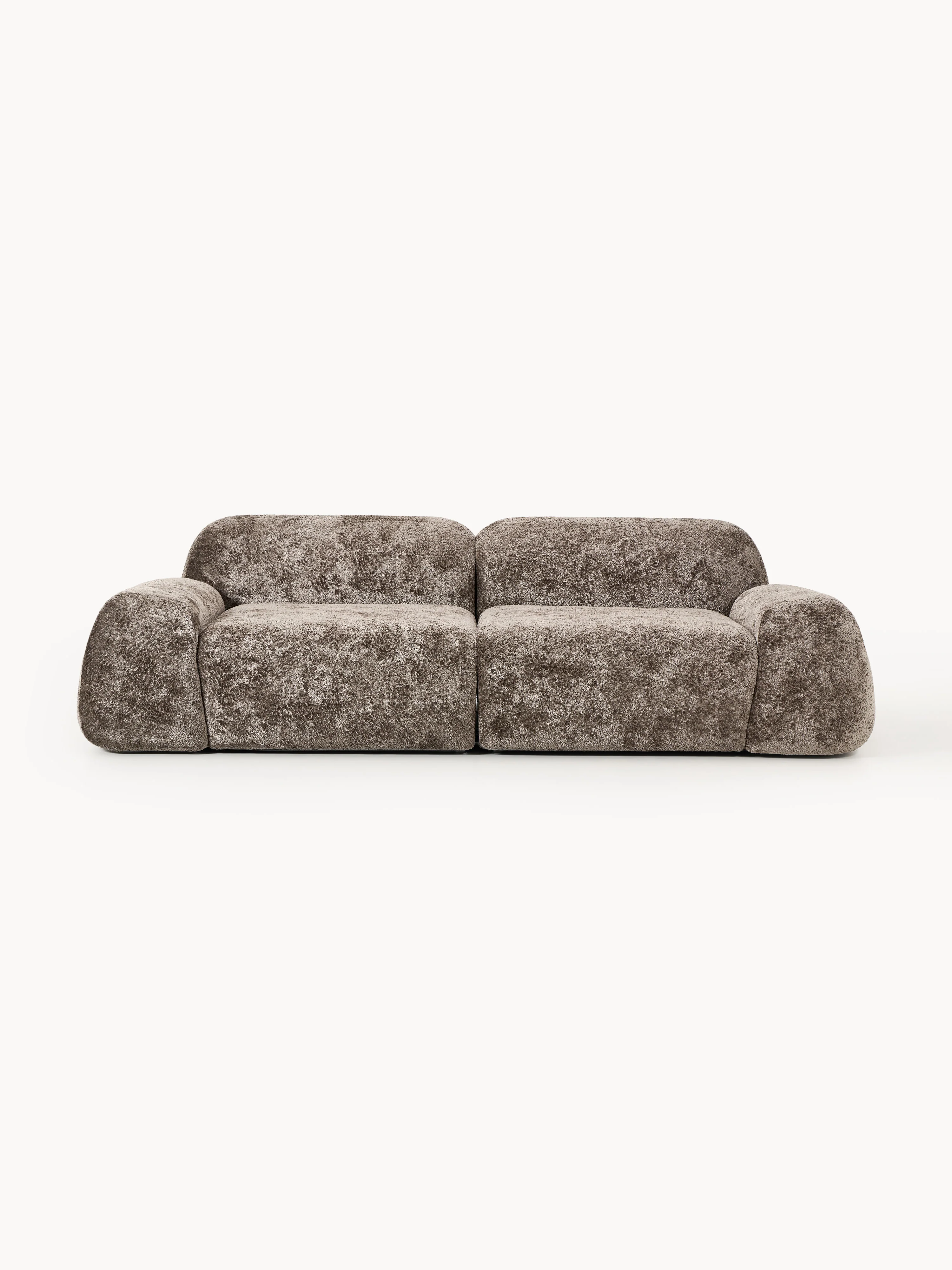 Modulares Teddy-Bouclé-Sofa Wolke (3-Sitzer)