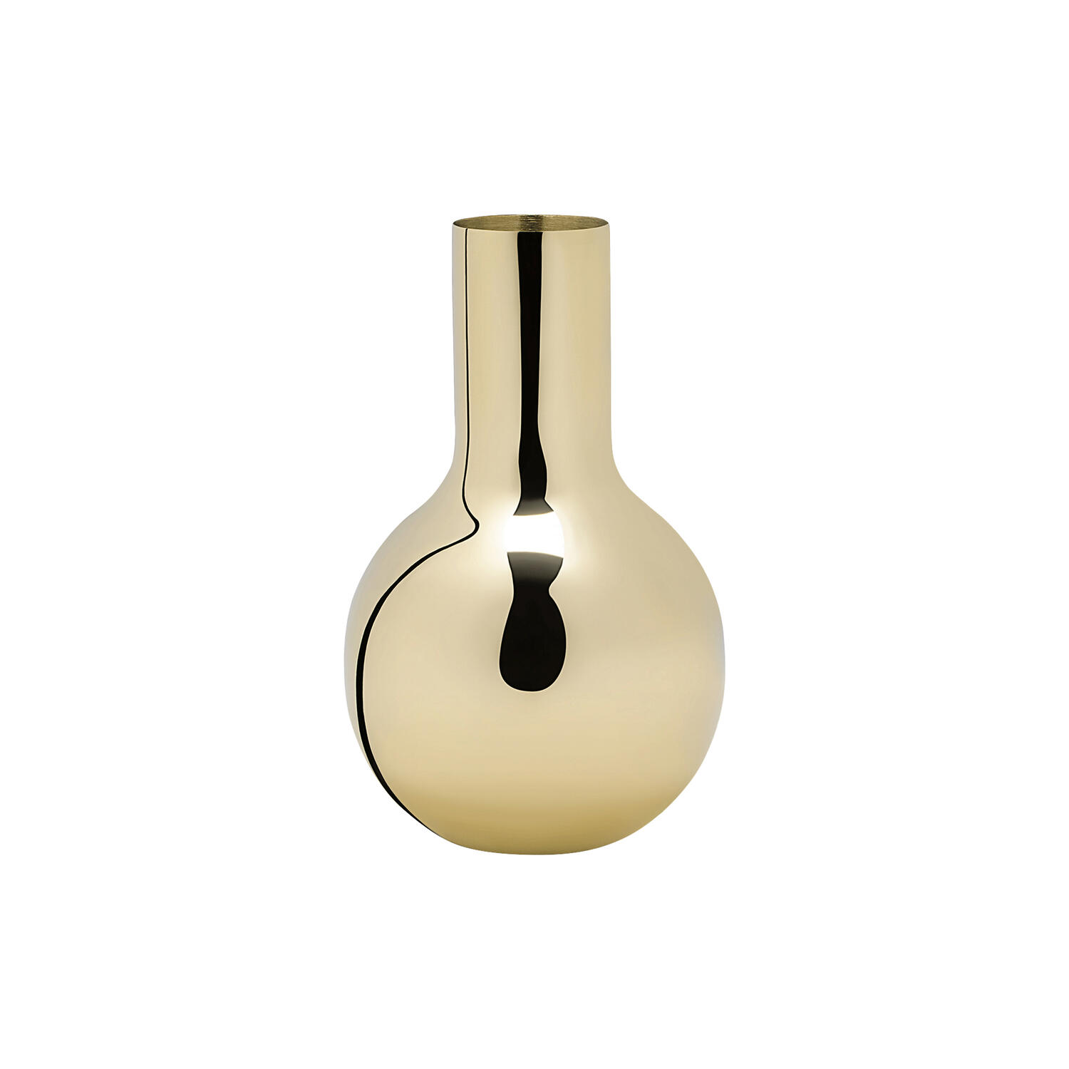 BOULE Vase, messing