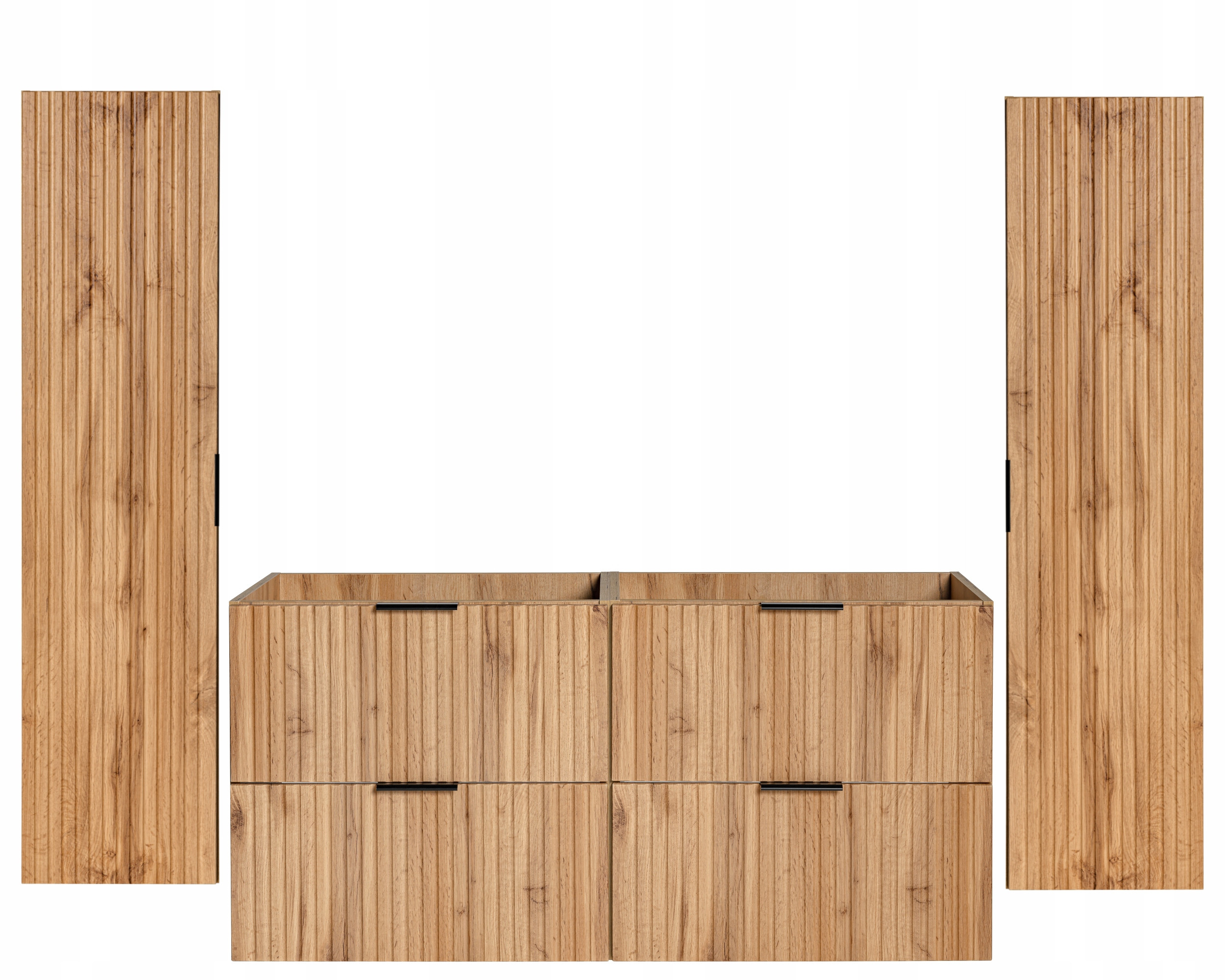KOMPLET Mebli do Łazienki ADEL OAK 4elementy DĄB WOTAN