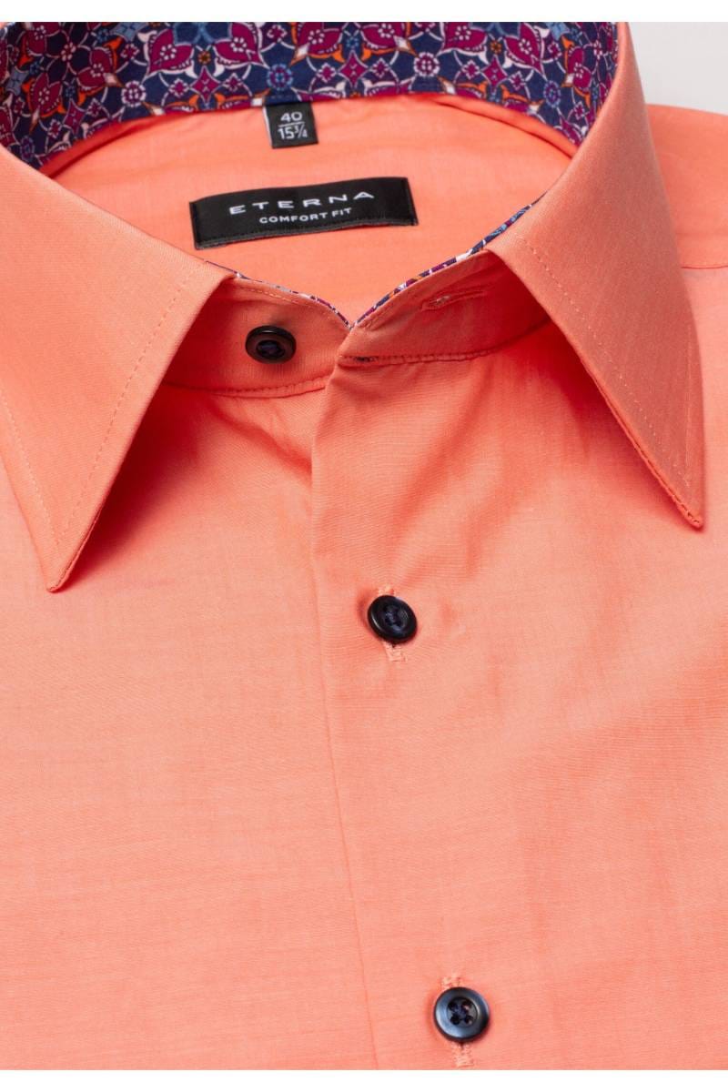ETERNA Comfort Fit Hemd orange, Einfarbig