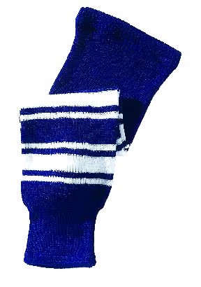 Sherwood NHL Knit Hockey Socks, Toronto Maple Leafs, Blue/White, Assorted Sizes