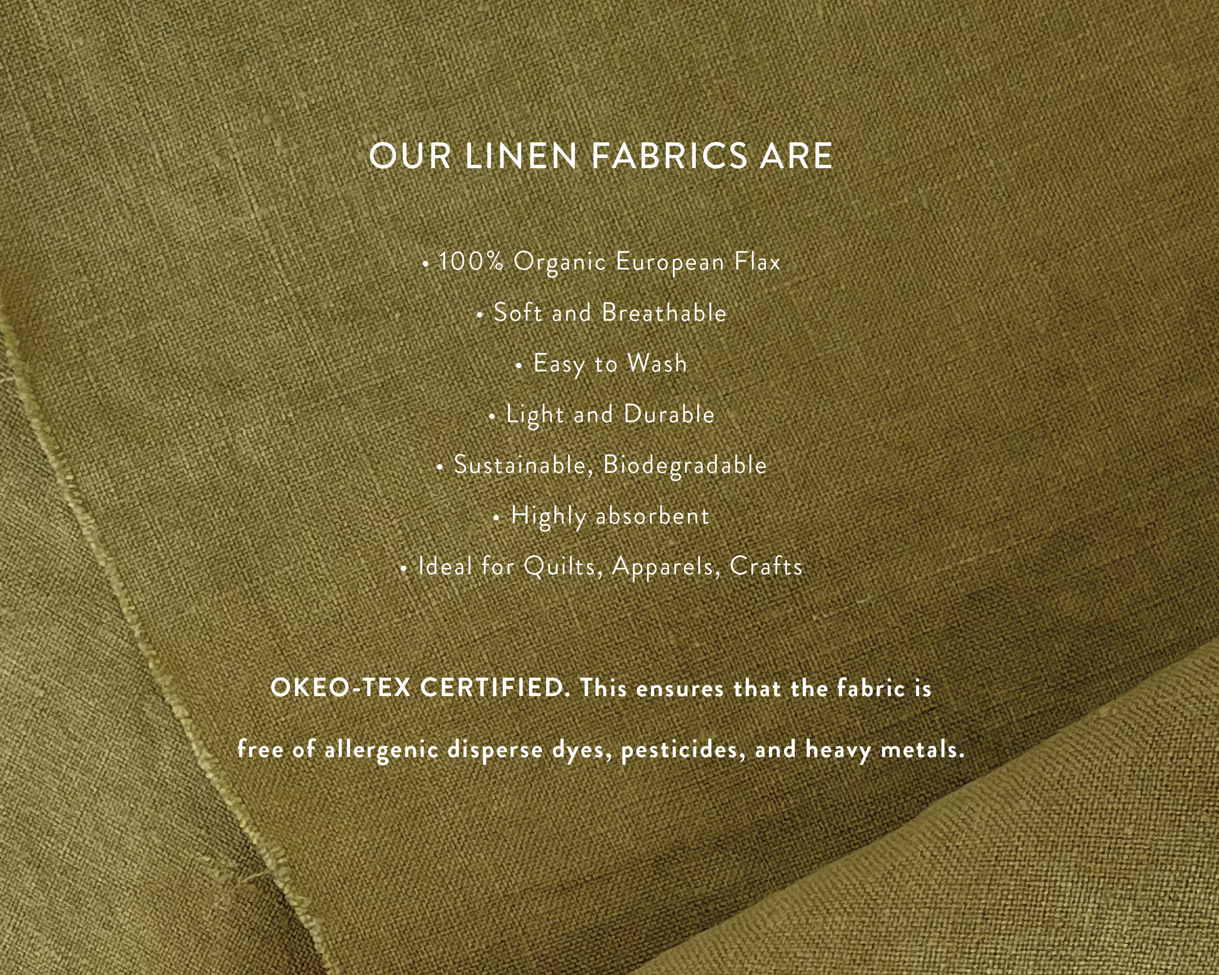 100% Linen Fabric by Yard, Washed Linen Fabric, Medium Weight 180gsm, 55