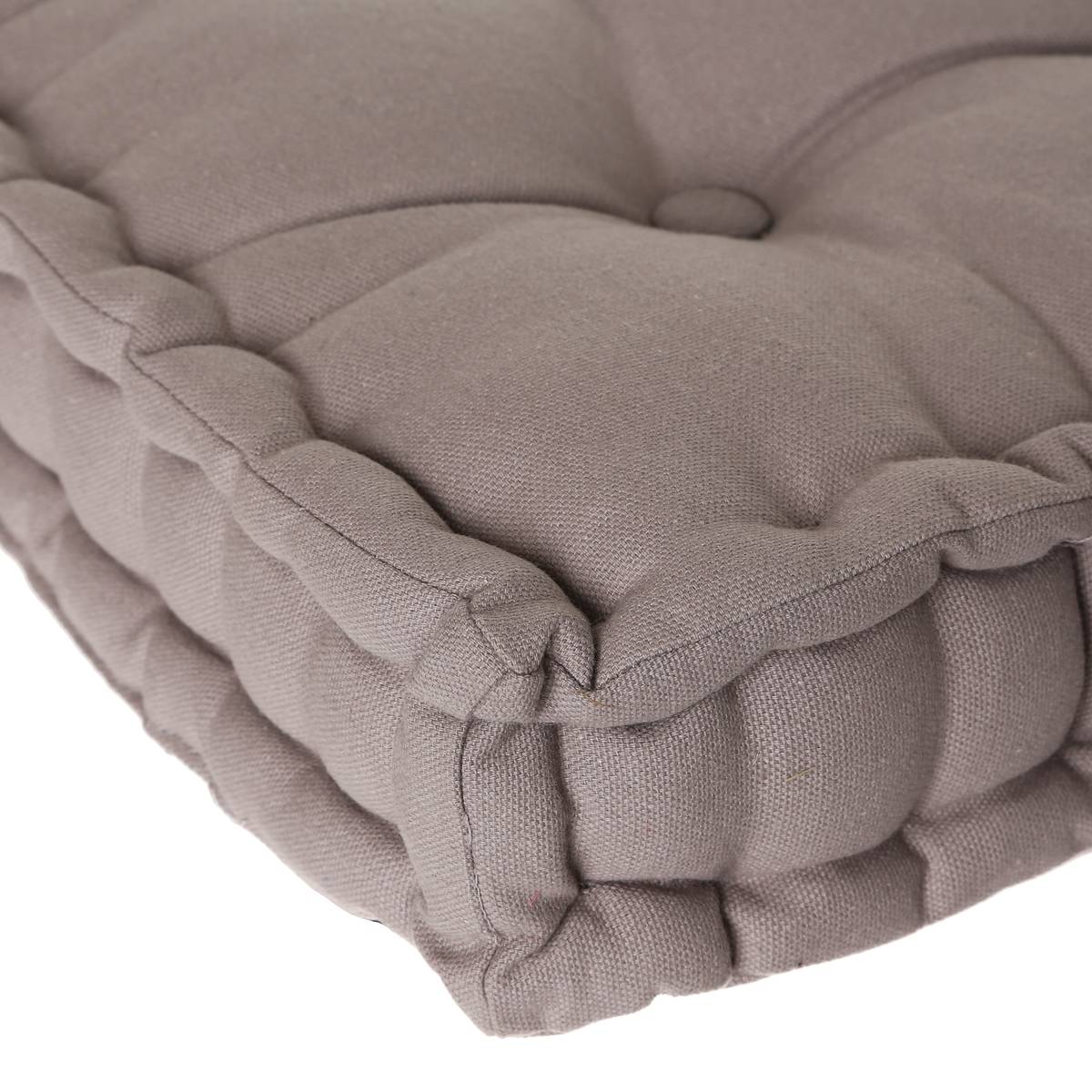 Floor cushion Grey, 40x40 cm