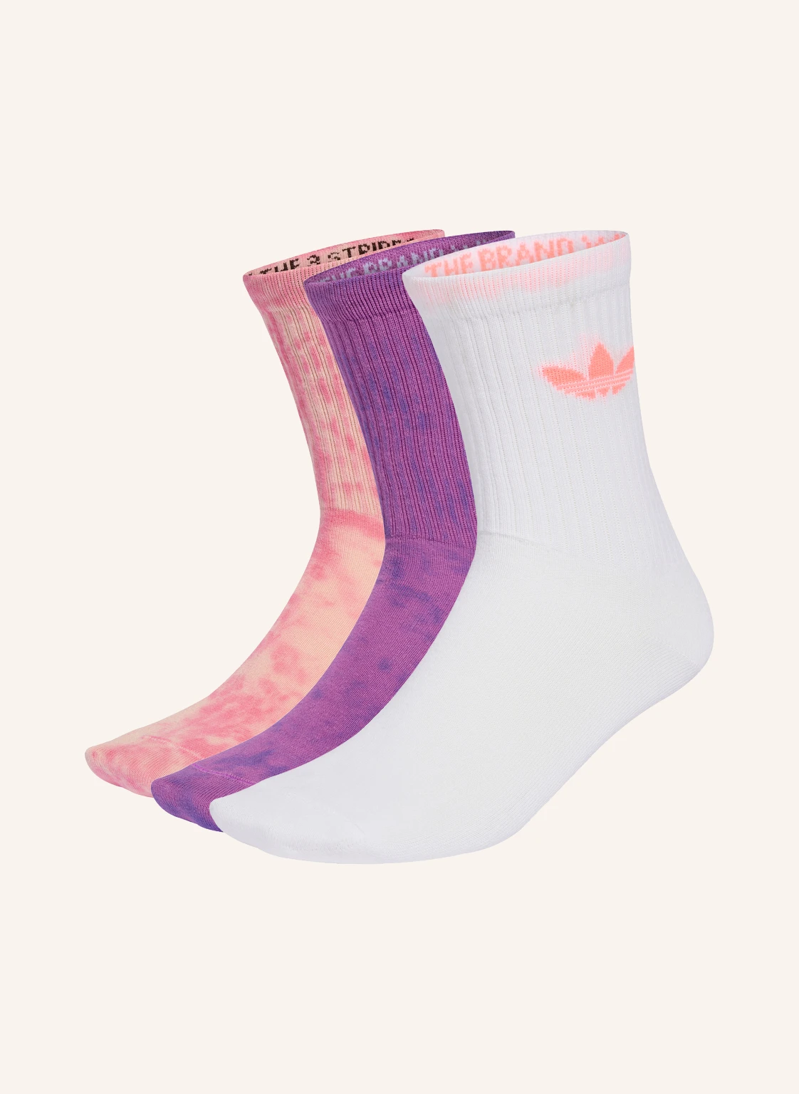 adidas Originals 3er-Pack Socken TIE DYE CREW