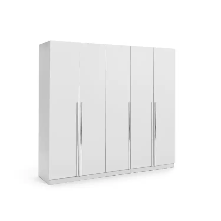 Habitat Munich 5 Door Wardrobe - White