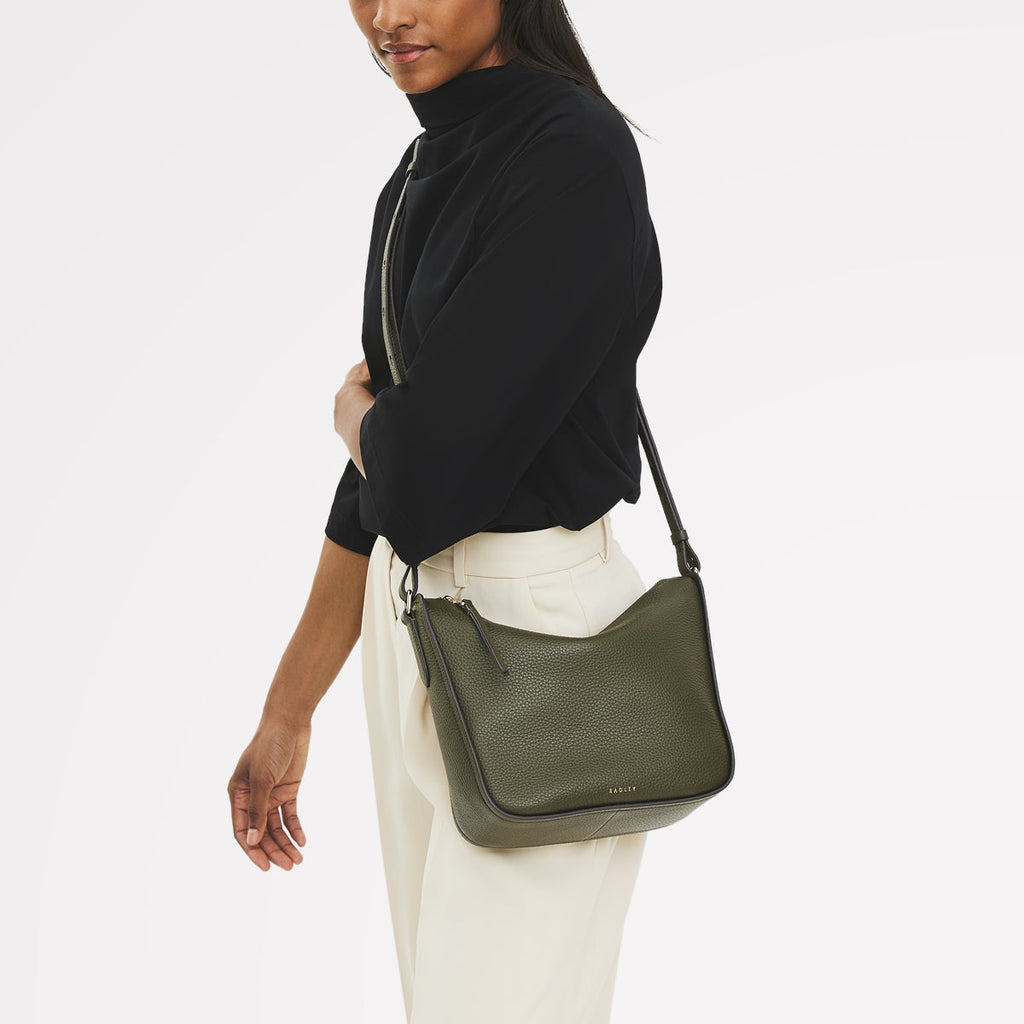 Oak Street - Medium Ziptop Cross Body Bag