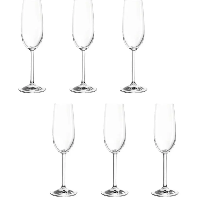 Champagnerglas 6er-Set Pure
