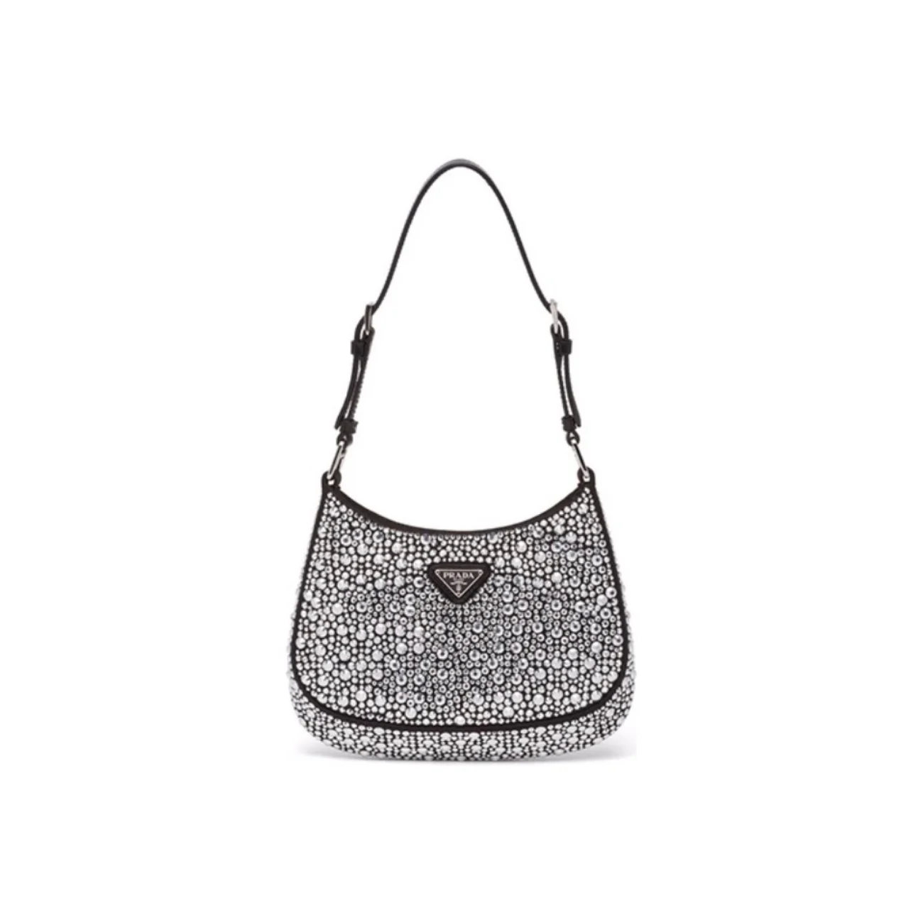 Prada Cleo Leather diamond Shoulder Bag Handbag