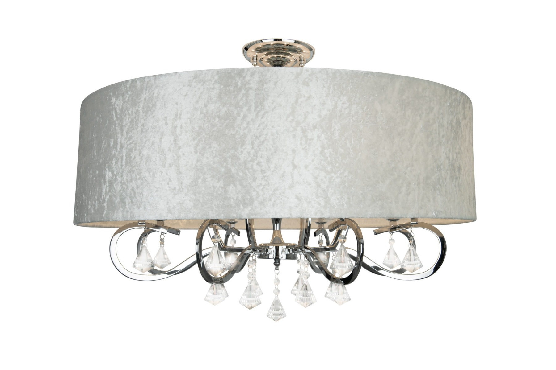 Lampa sufitowa chromowana AMSTERDAM 8xE14x15W wym: 55x80x80 cm Maxlight