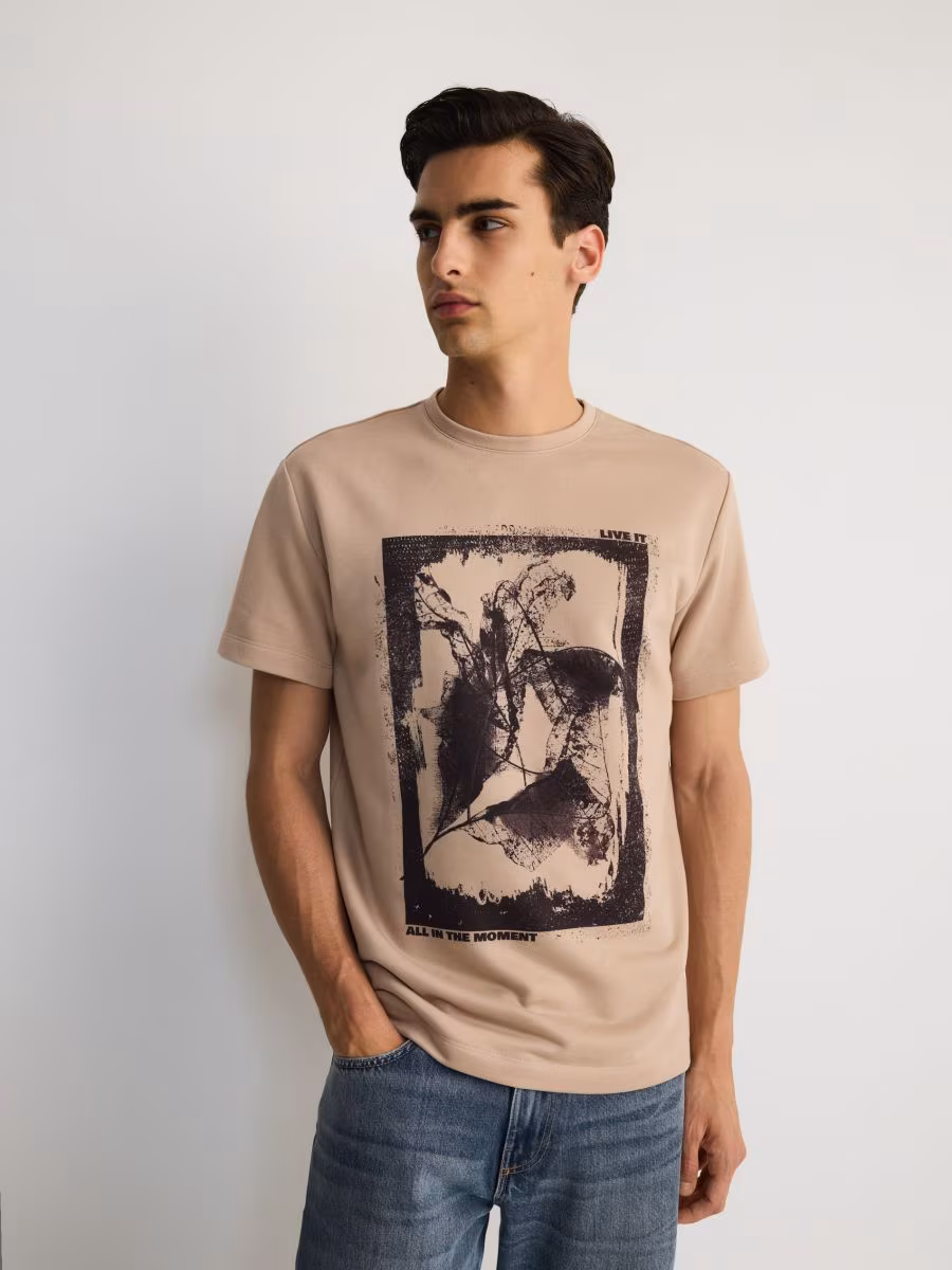 Boxy T-Shirt With Print