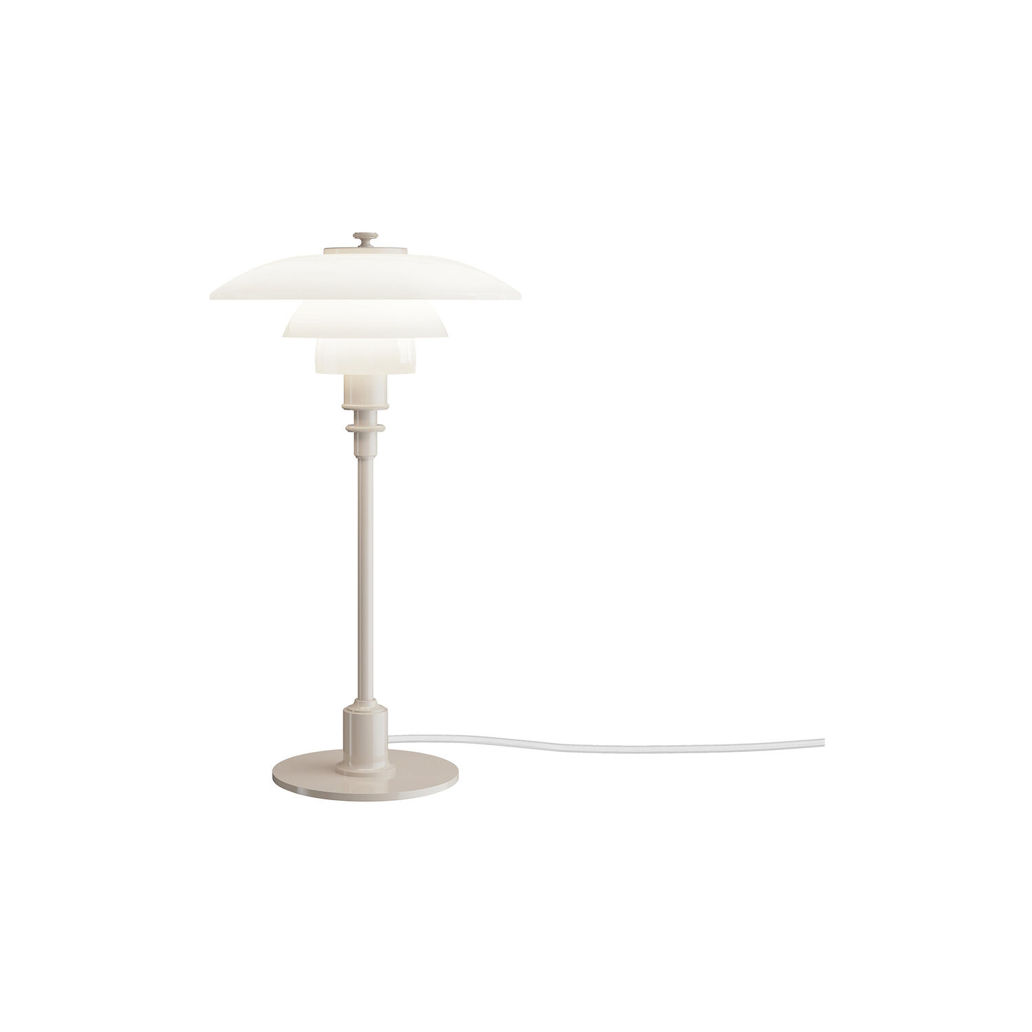 PH 2/1 Bordlampe, glossy beige