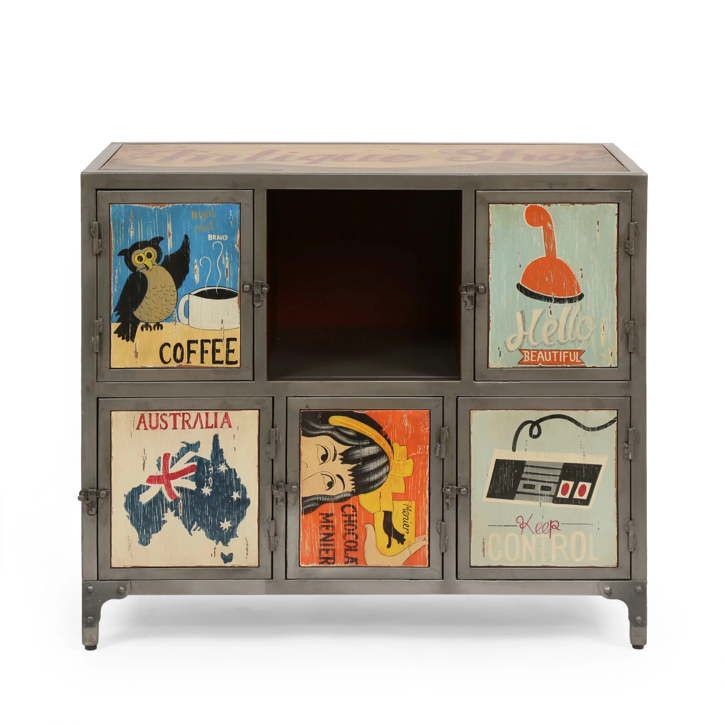 Schley 6 Cubby Cabinet by Christopher Knight Home