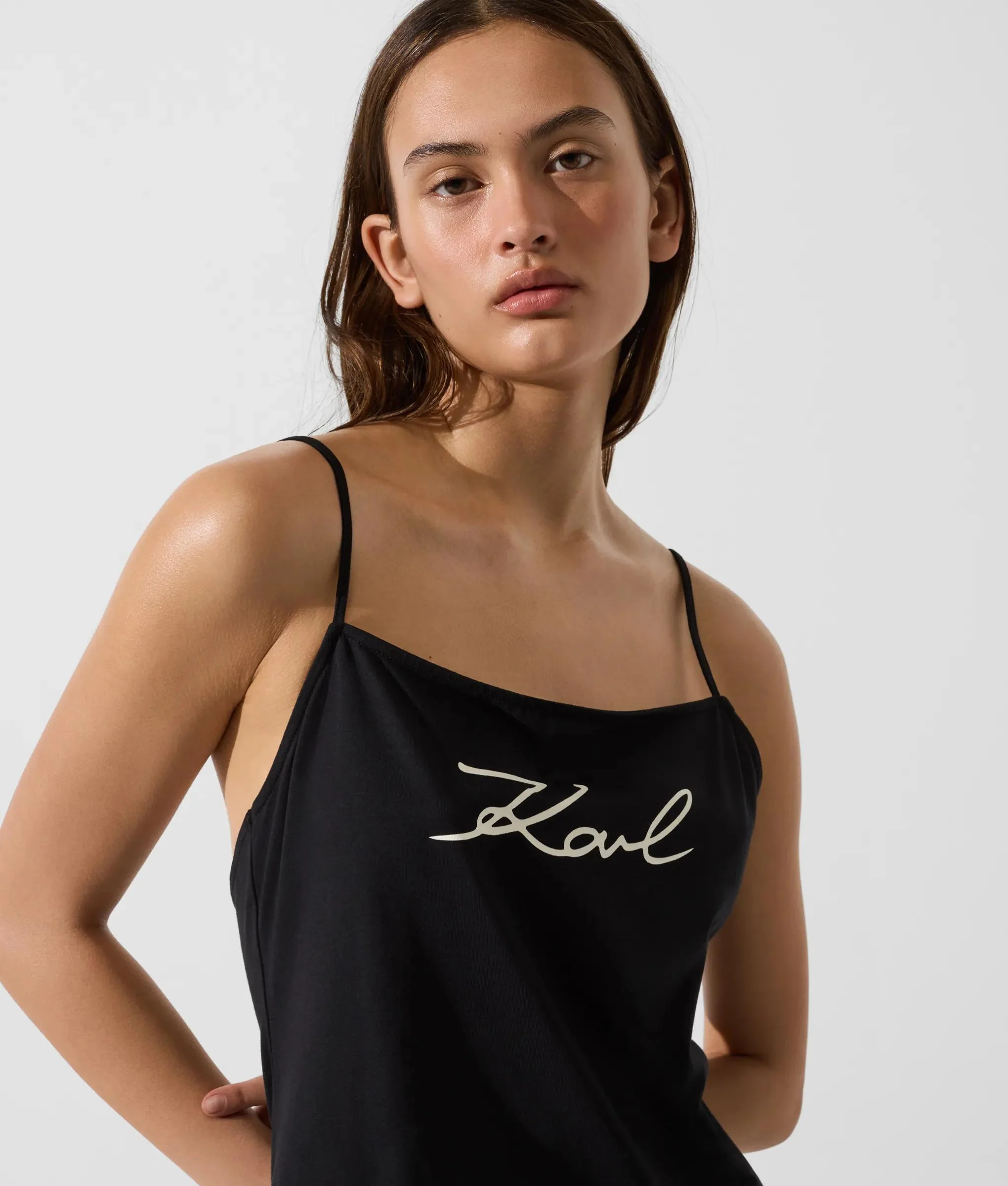 Mini-robe de plage en jersey Signature