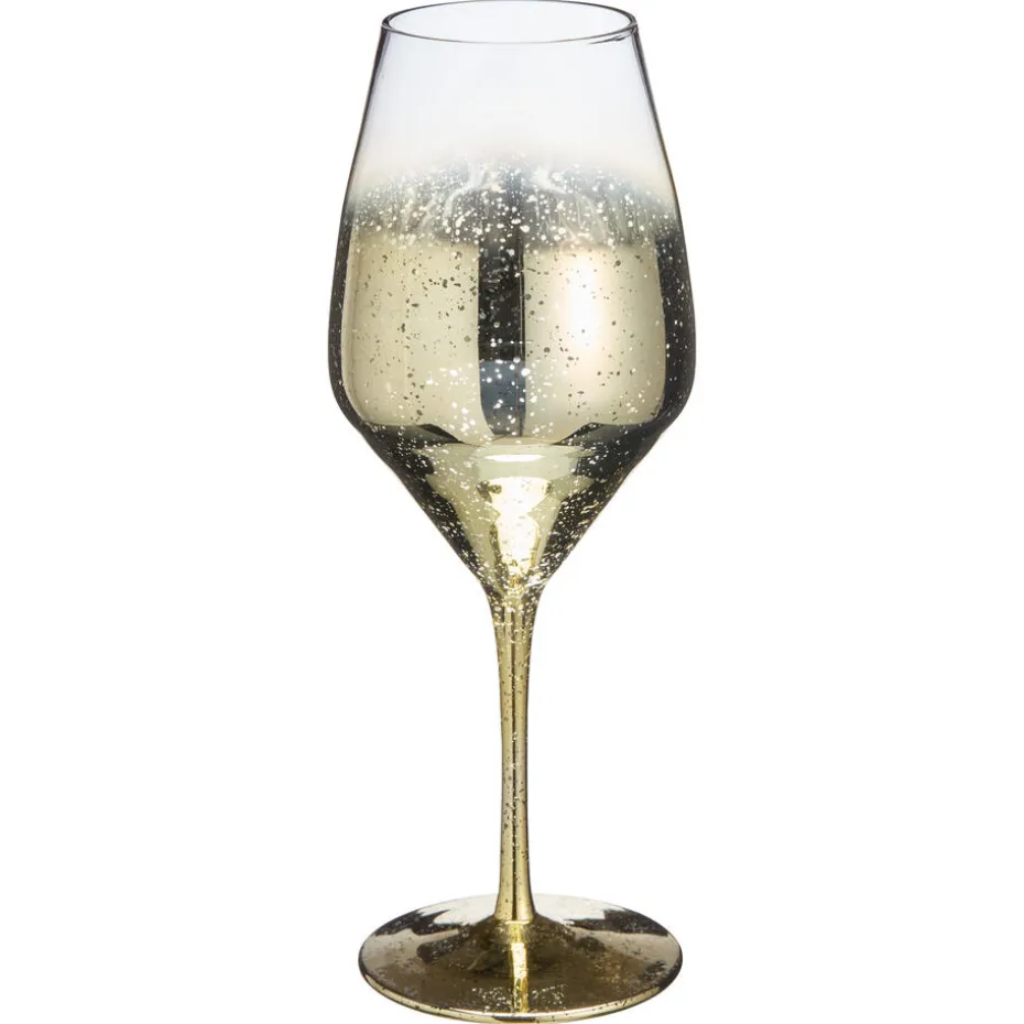 Kwantum Kerstservies | Glazen | Wijnglas Shine Goud – 510 Ml
