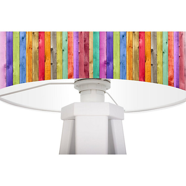 Lampe de chevet kids foto-039 30 x 30 x 45 cm Blanc