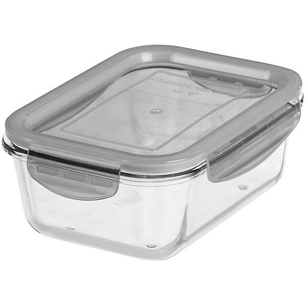 Boite alimentaire rectangulaire en verre 750 ml