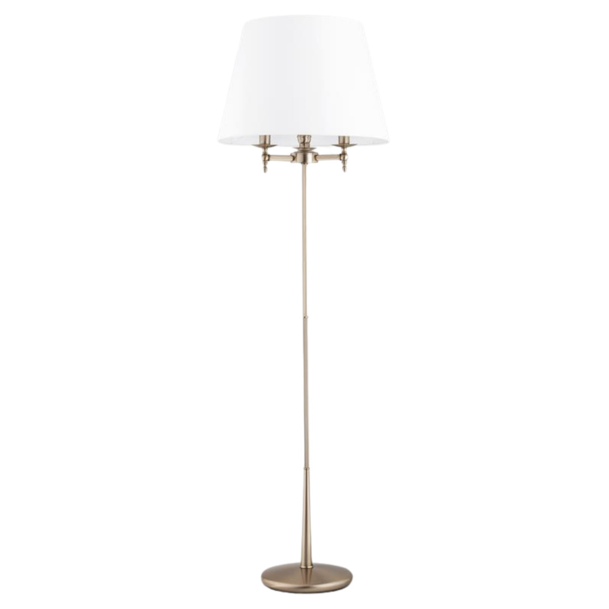 Lampa podłogowa mosiądz ROKSANA 3xE14x10W wym:164x50x50cm Alfa