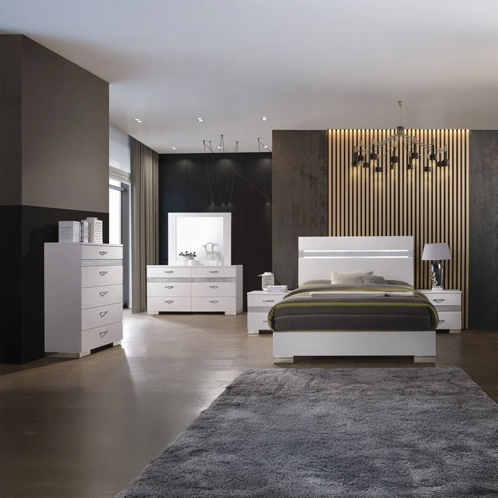 Modern Nightstand with Multiple Drawers for Enhanced Bedroom Storage