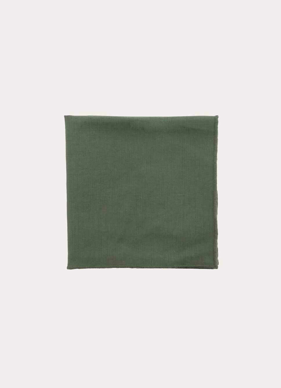SERVIETTE DE TABLE EN COTON ET LIN BOURDON COLORÉ THYM