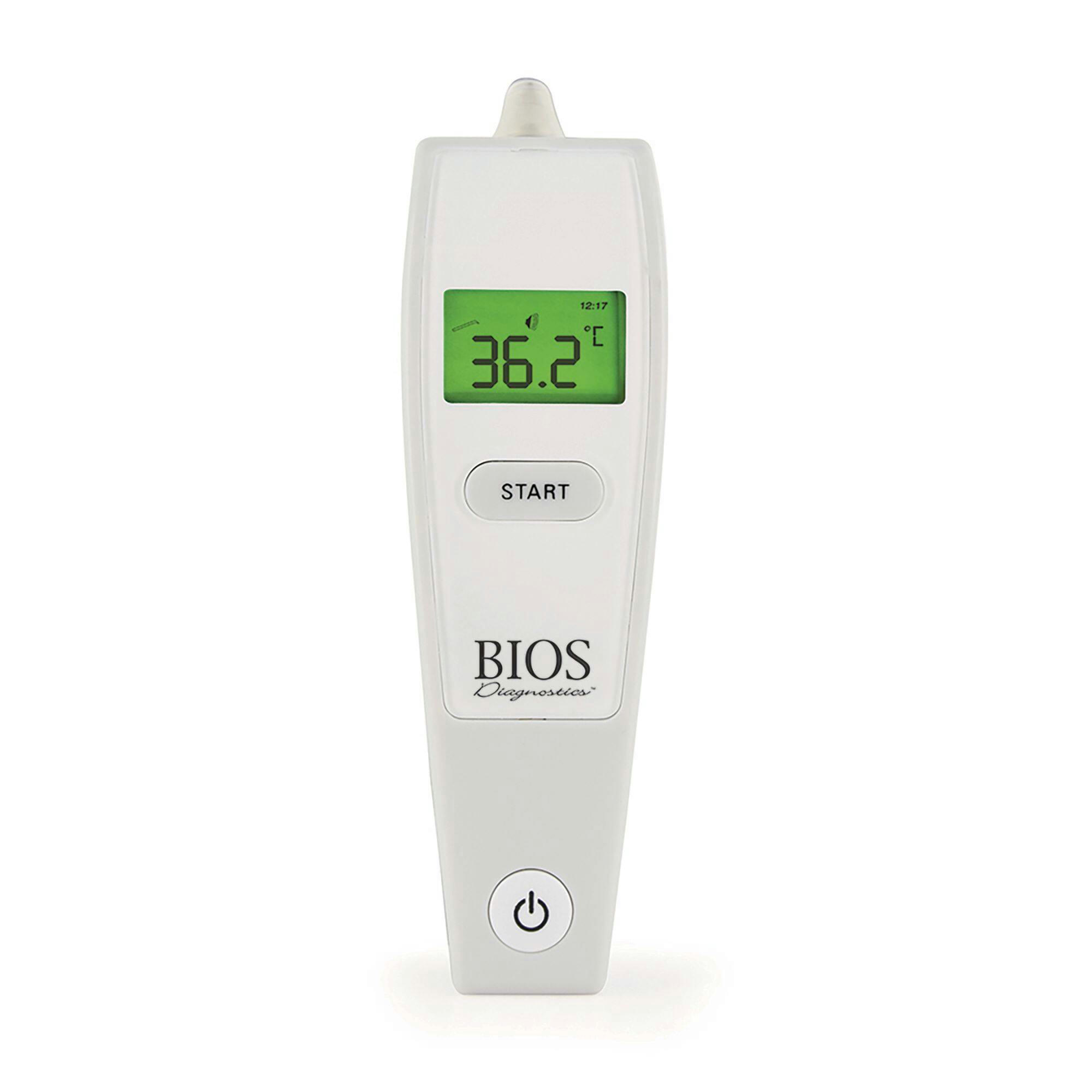Bios Diagnostics Halo Digital Infrared Ear Thermometer, 1-Second Reading