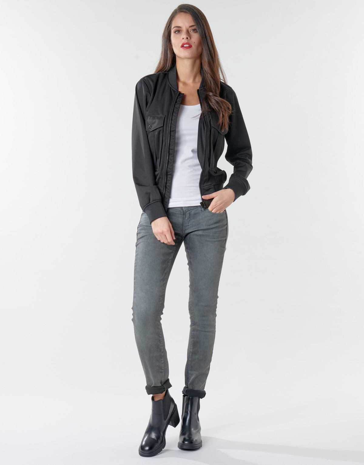 G-Star Raw - 3301 Low Skinny Wmn - Dk / Aged / Cobler