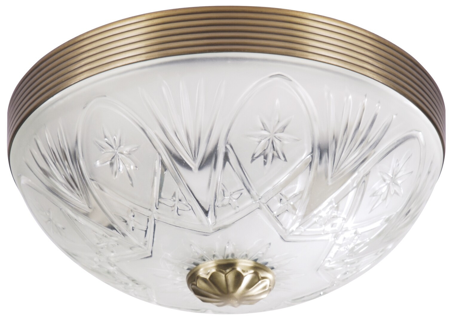 Plafonbrązowo-biały okrągły 32cm Annabella 2xE27x60W IP20 Rabalux