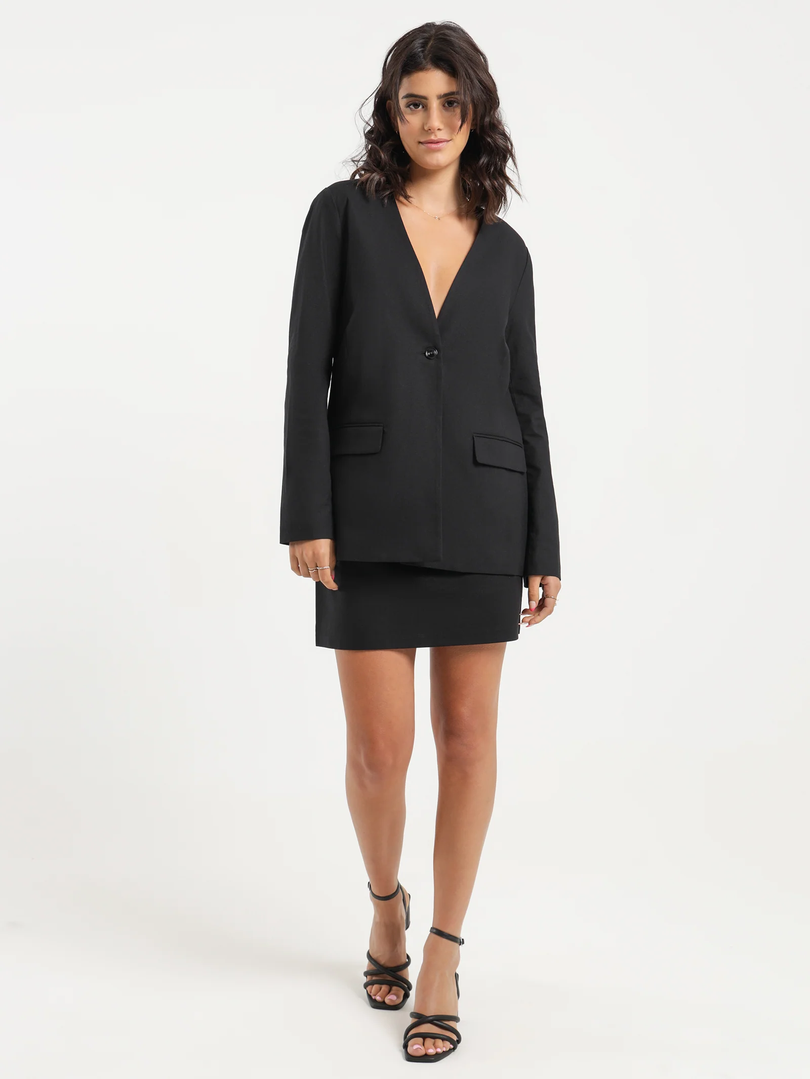 Emily Collarless Blazer