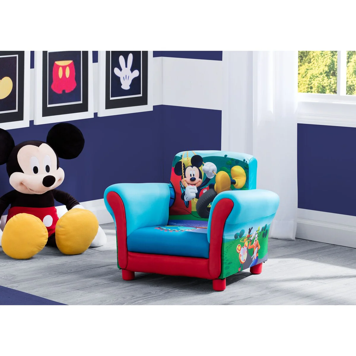 Mickey Mouse Upholstered Chair by Delta Children