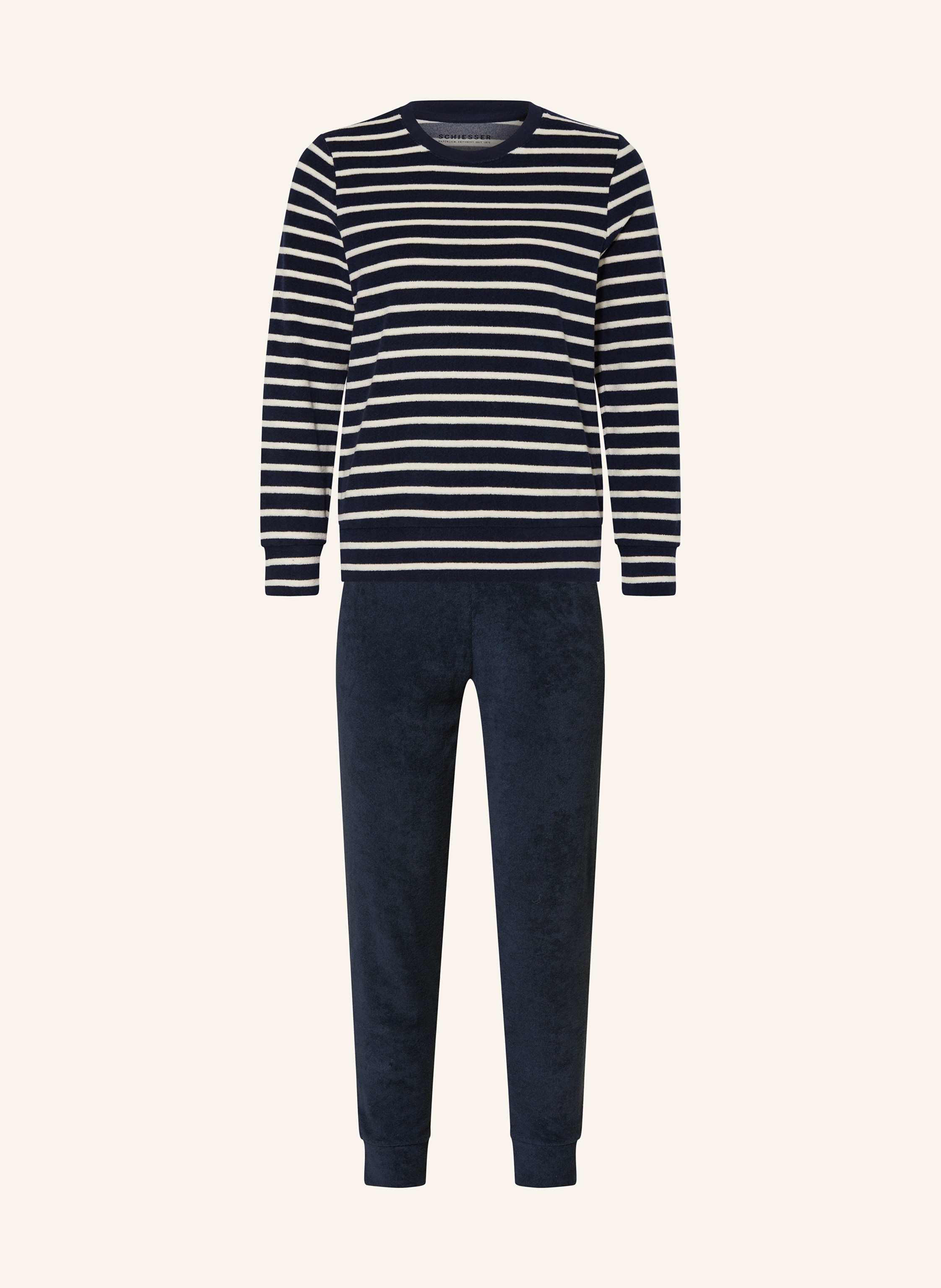 SCHIESSER Schlafanzug CASUAL ESSENTIALS aus Frottee