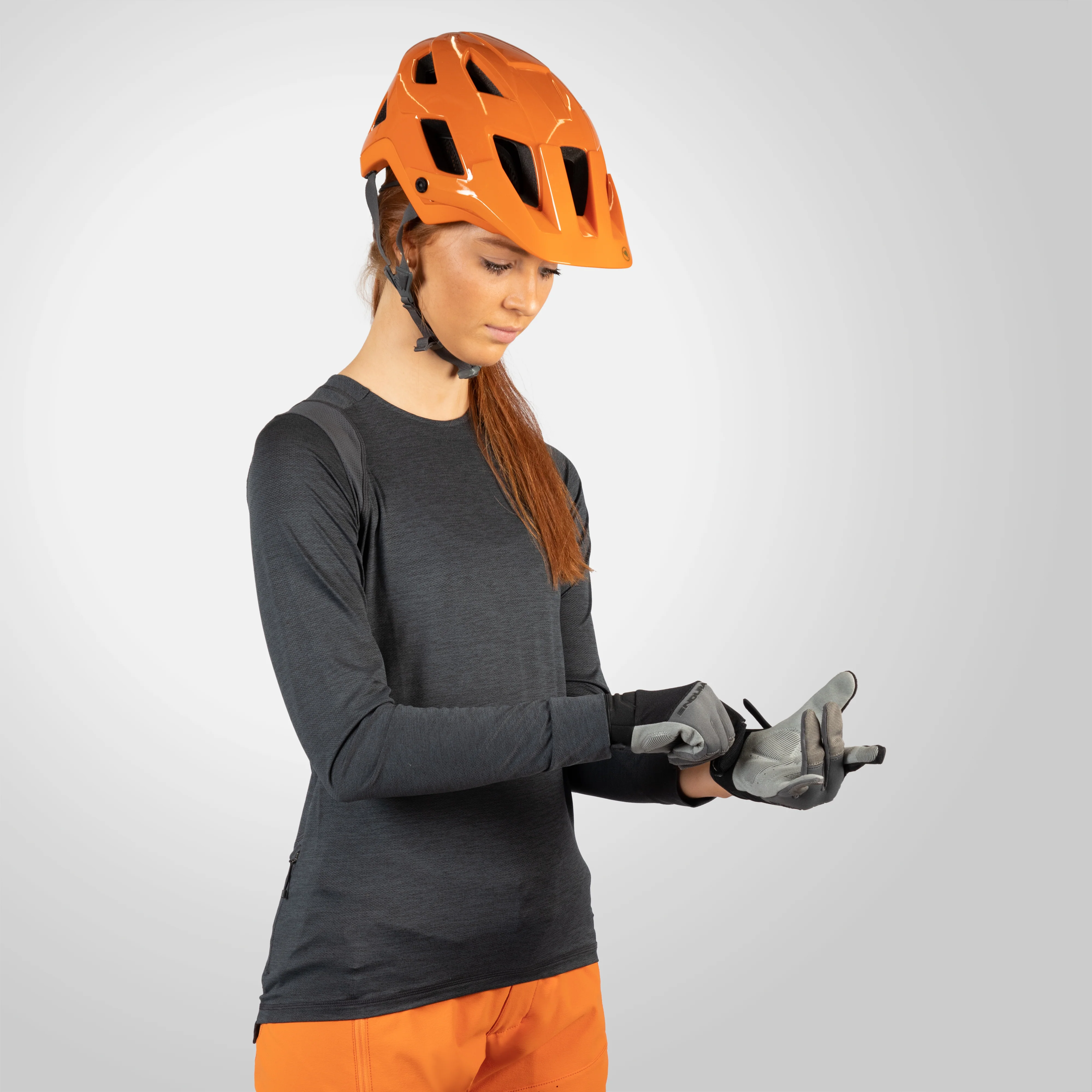 Women's SingleTrack L/S Jersey - Grey