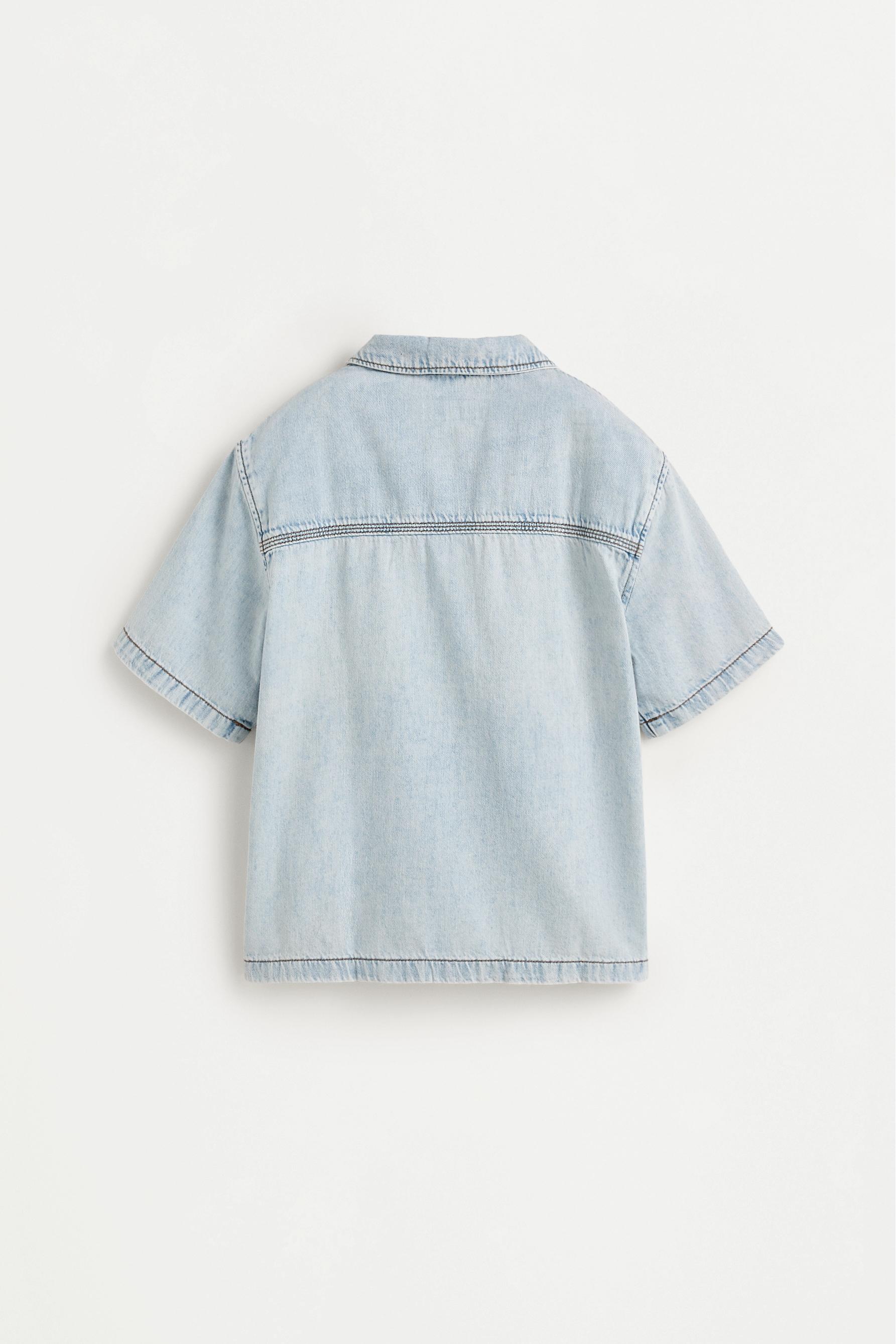 Camisa denim resort