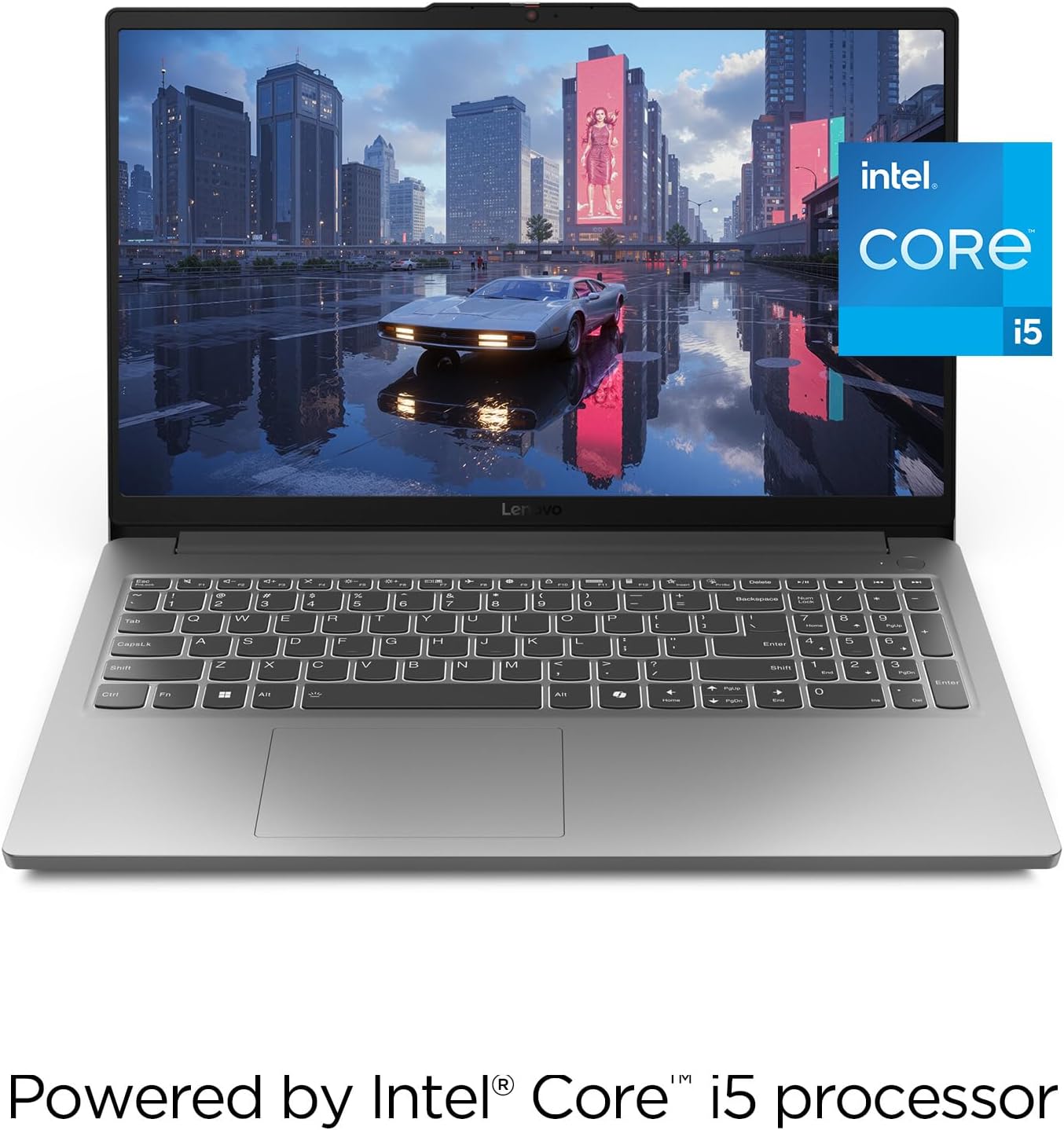 Lenovo LOQ Essential – AI-Powered Student Gaming Laptop - Intel® Core™i5-12450HX - 15.6 FHD IPS Display – 144Hz Refresh Rate – NVIDIA® GeForce RTX™ 4050 – 8GB Memory – 512GB SSD Storage – Luna Grey
