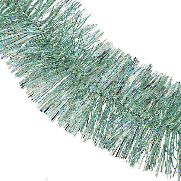 Guirlande de Noël holographique 50x4x2m vert amande - Atmosphera
