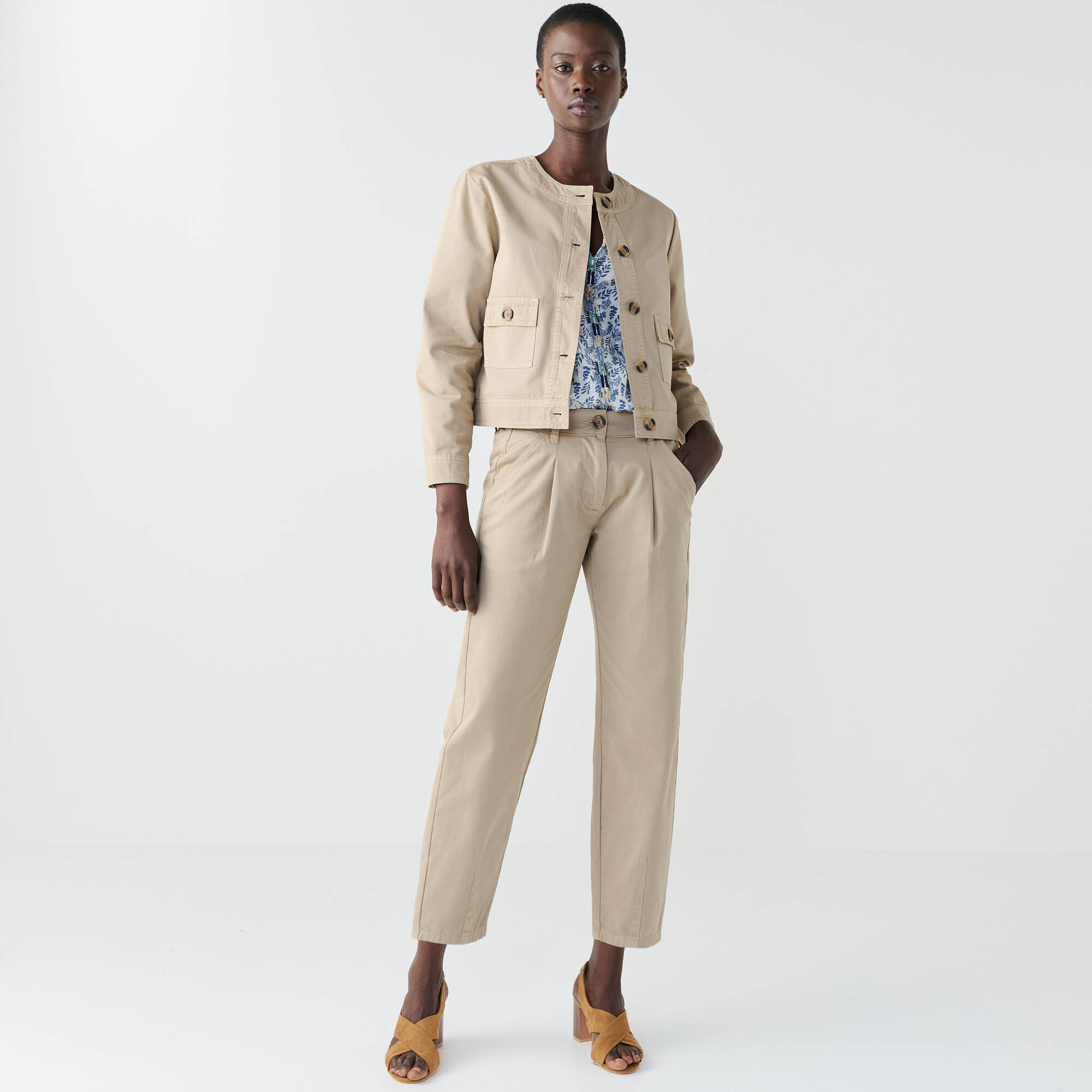 Pantalon à pinces