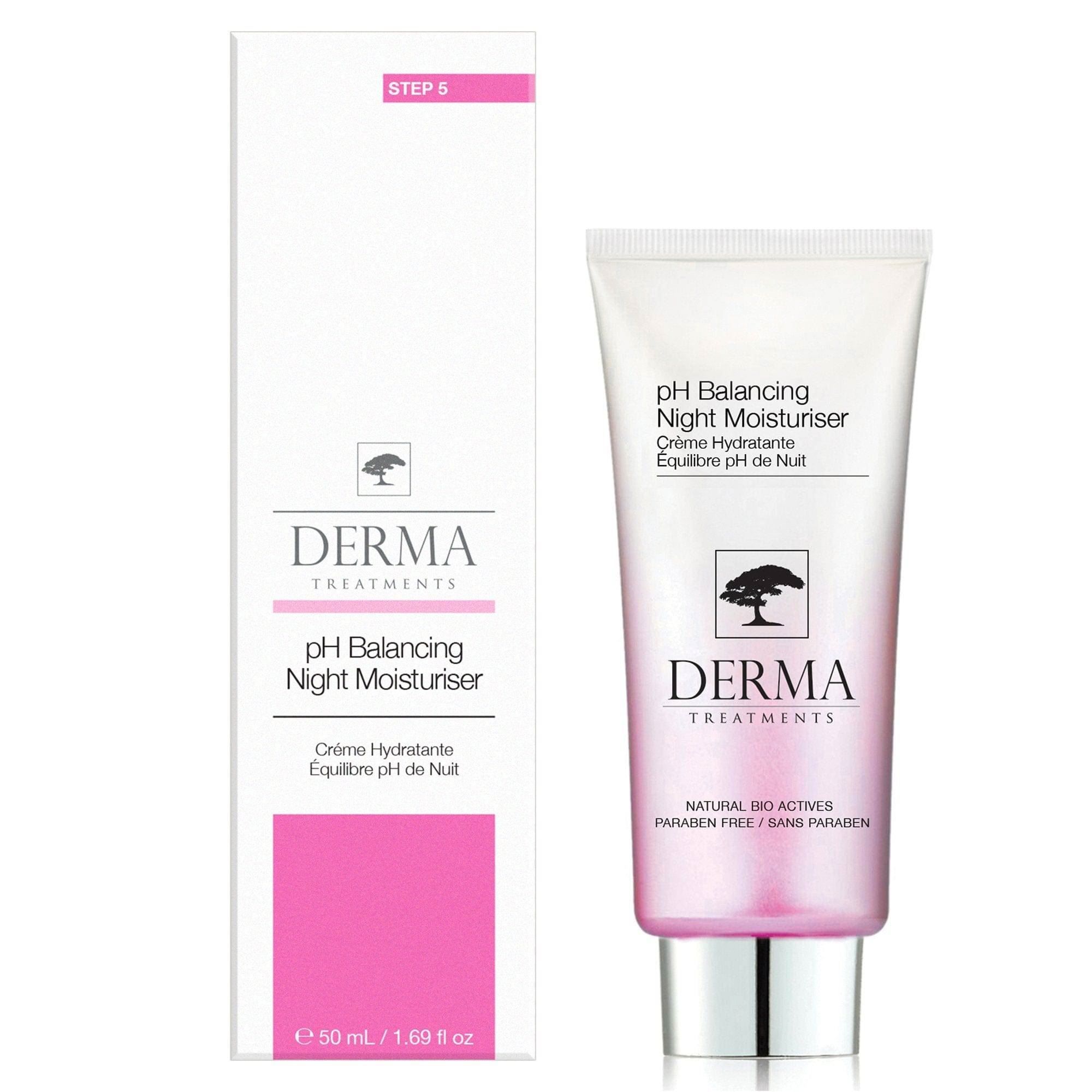 Derma Treatments pH Balancing Anti-Ageing Night Moisturiser 50ml x 2 Duo Set