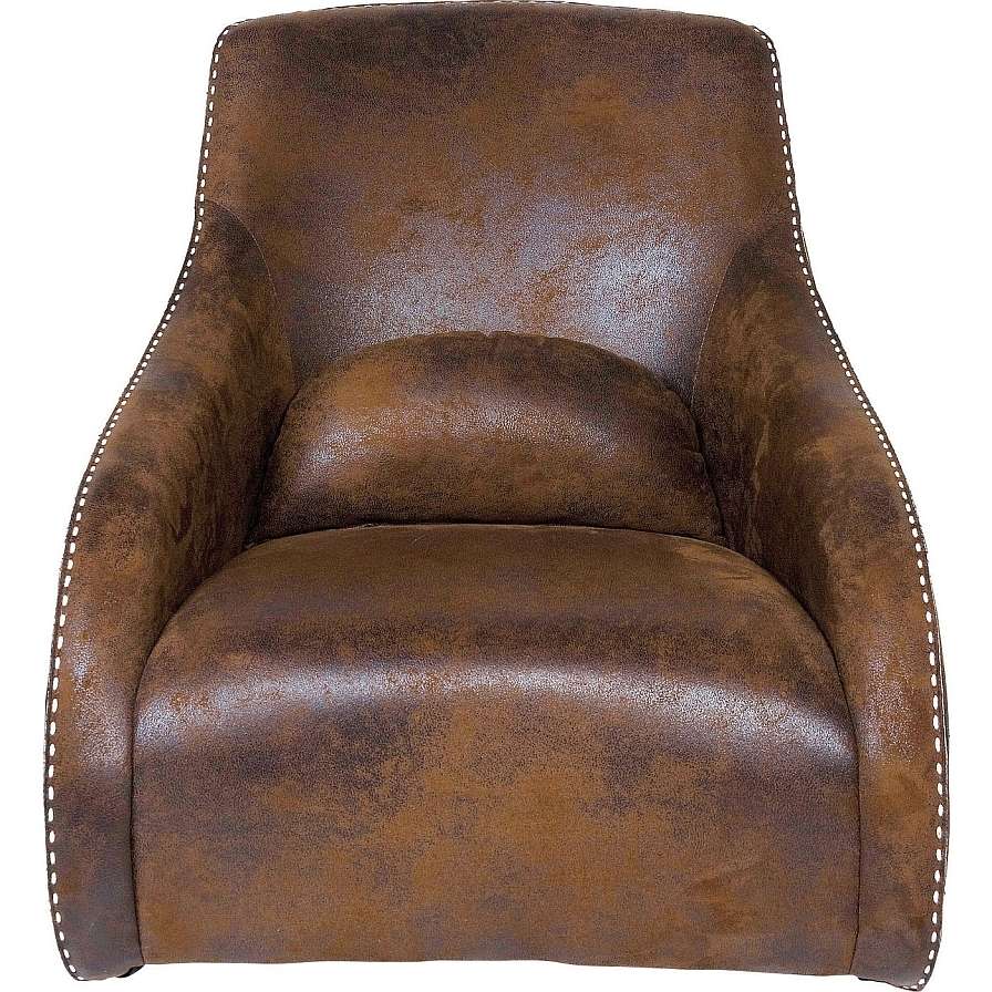 Kare Design Schommelstoel Swing Ritmo Vintage Kunstleer Bruin