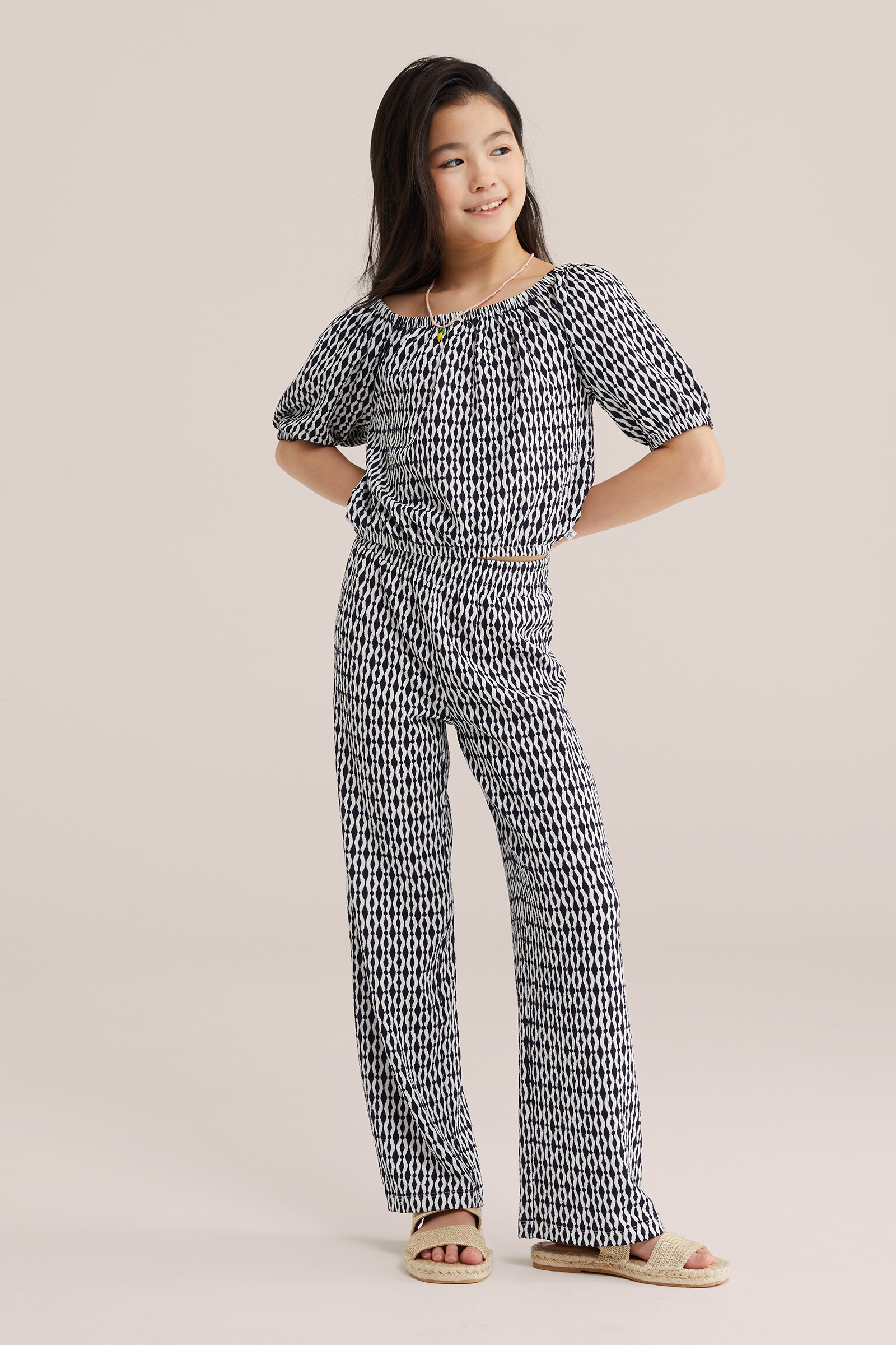 Meisjes top met print