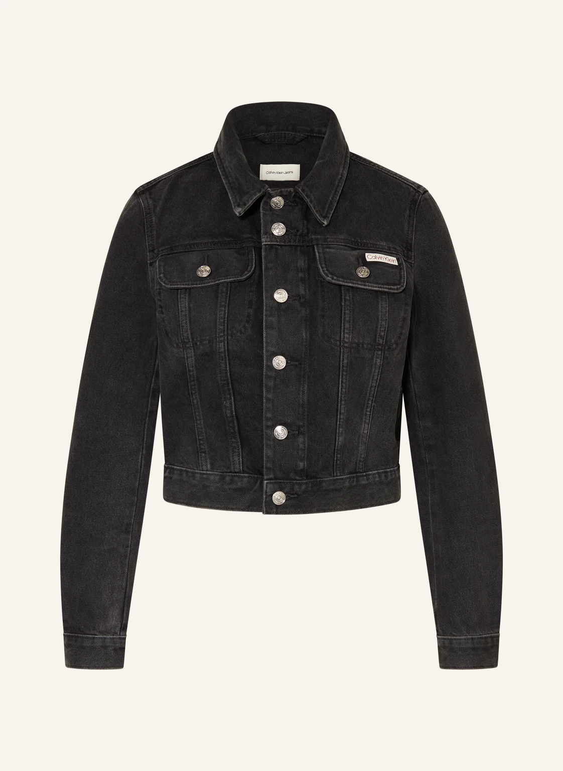 Calvin Klein Jeans Cropped-Jeansjacke ESSENTI