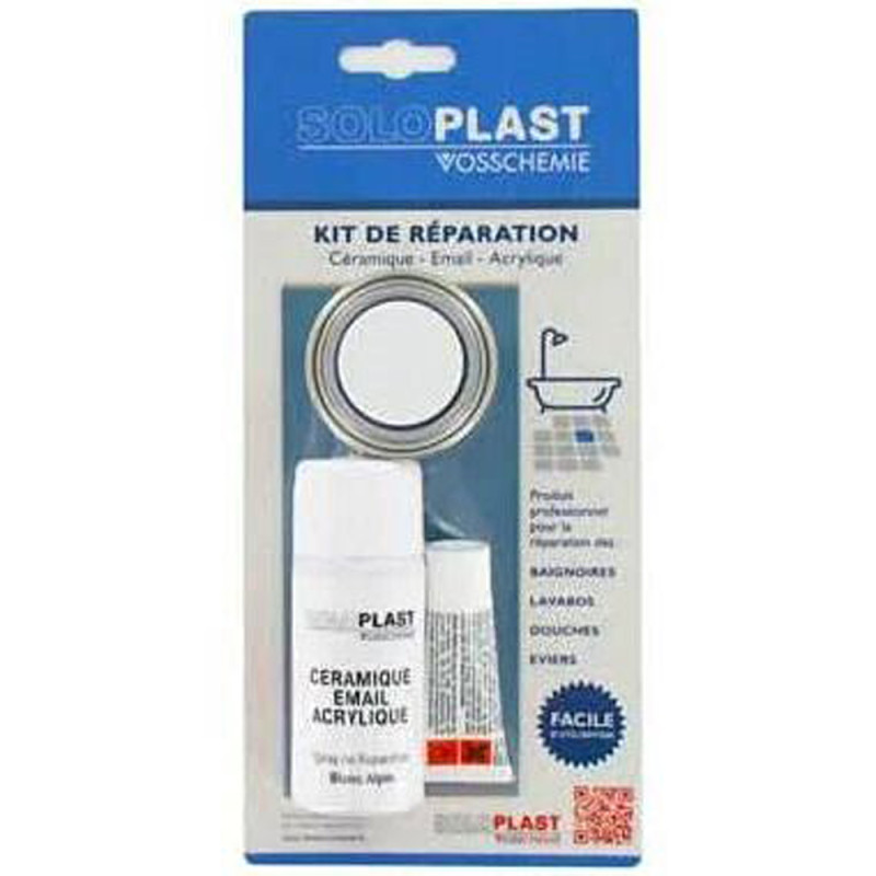Kit de réparation sanitaire blanc alpin SOLOPLAST