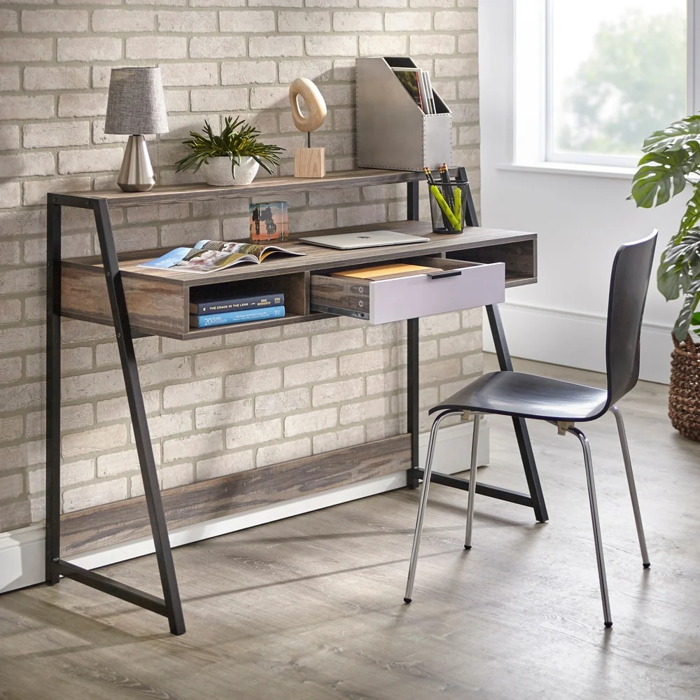 Simple Living Sahana Modern Industrial Writing Desk