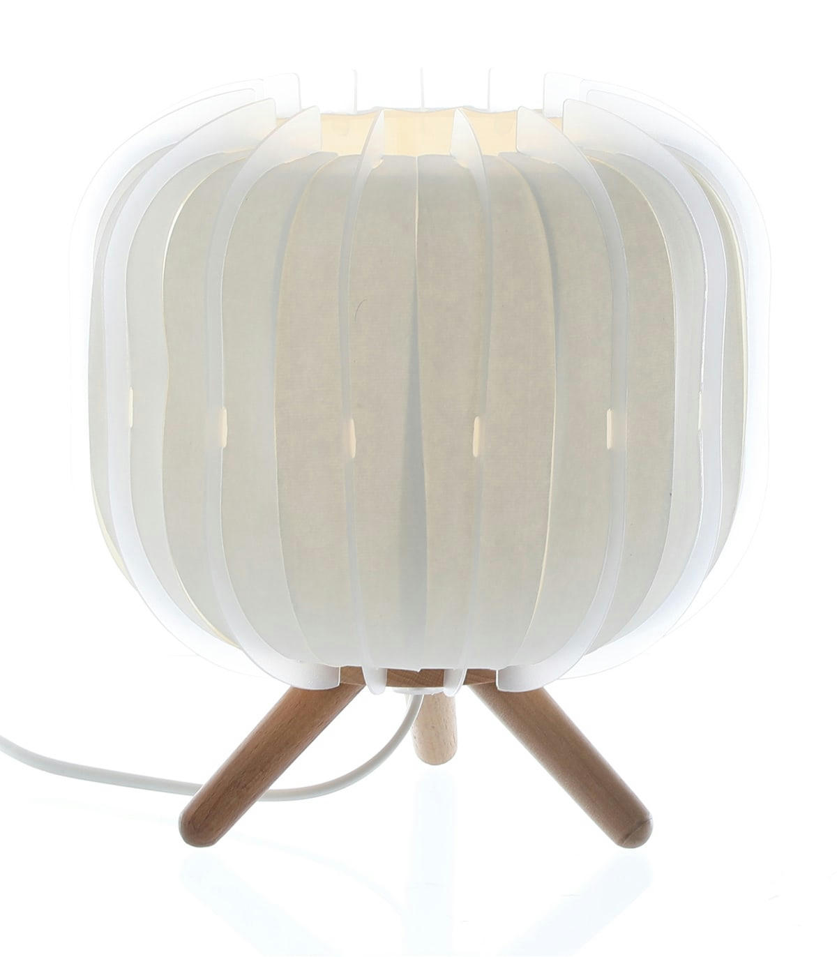 KLARA - Lampe en polypropylène blanc h.20 cm